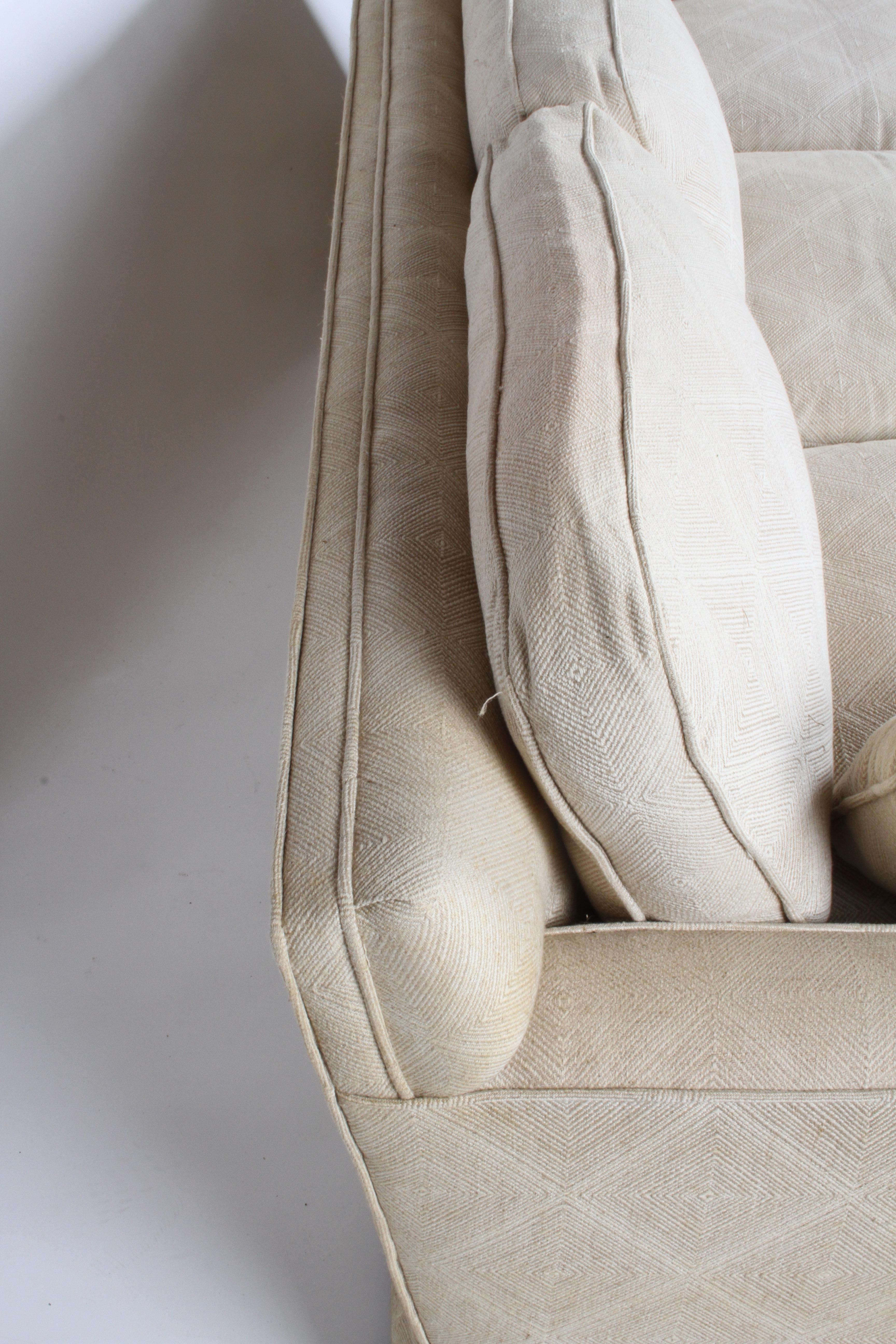 American Edward Wormley for Dunbar Formal Tuxedo Down Filled Sofa