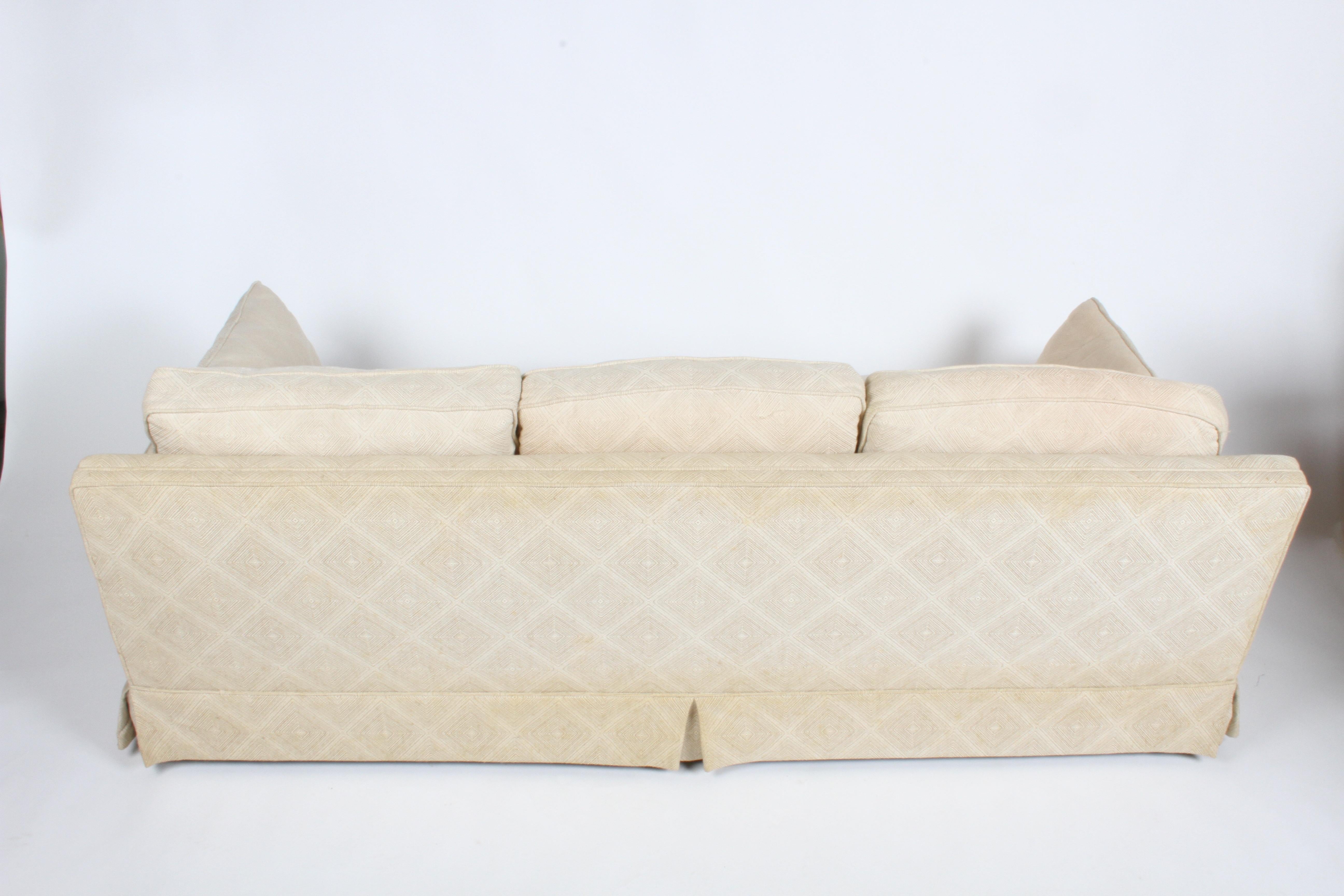 Edward Wormley for Dunbar Formal Tuxedo Down Filled Sofa In Good Condition In St. Louis, MO