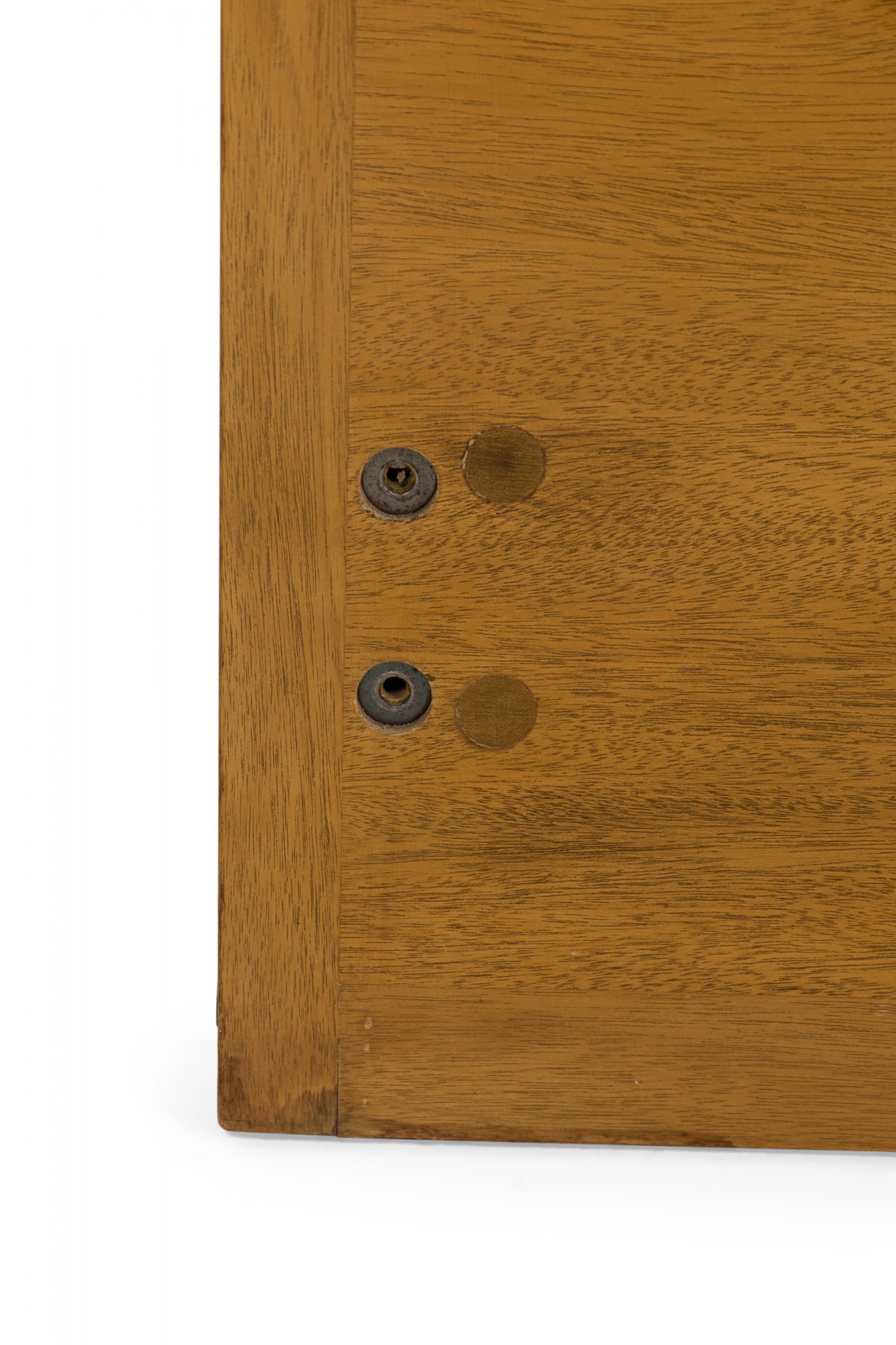 Edward Wormley para Dunbar Furniture Co. Cabecero de lamas de caoba tamaño King Caoba en venta