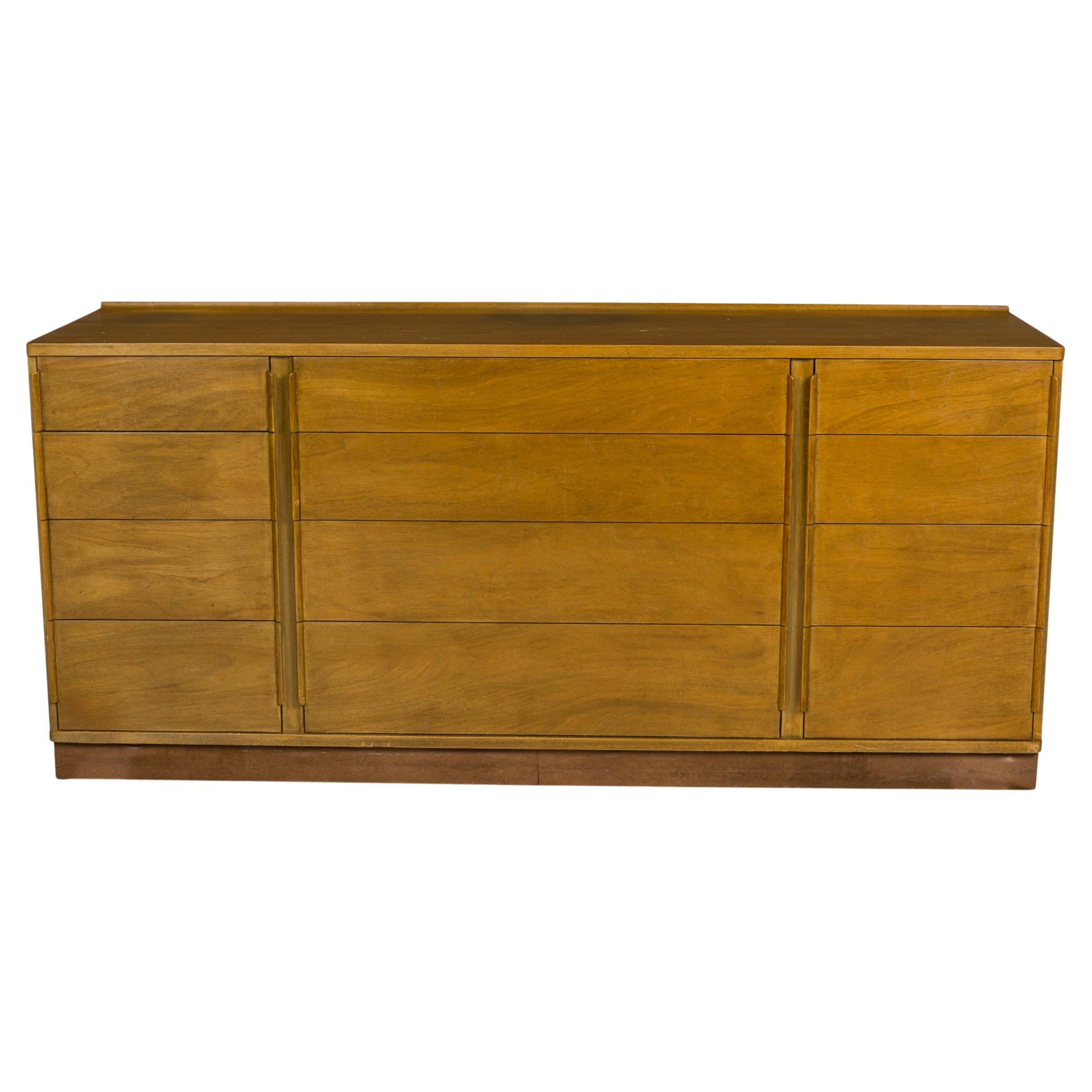 Edward Wormley for Dunbar Furniture Co. Walnut Low Chest of Drawers