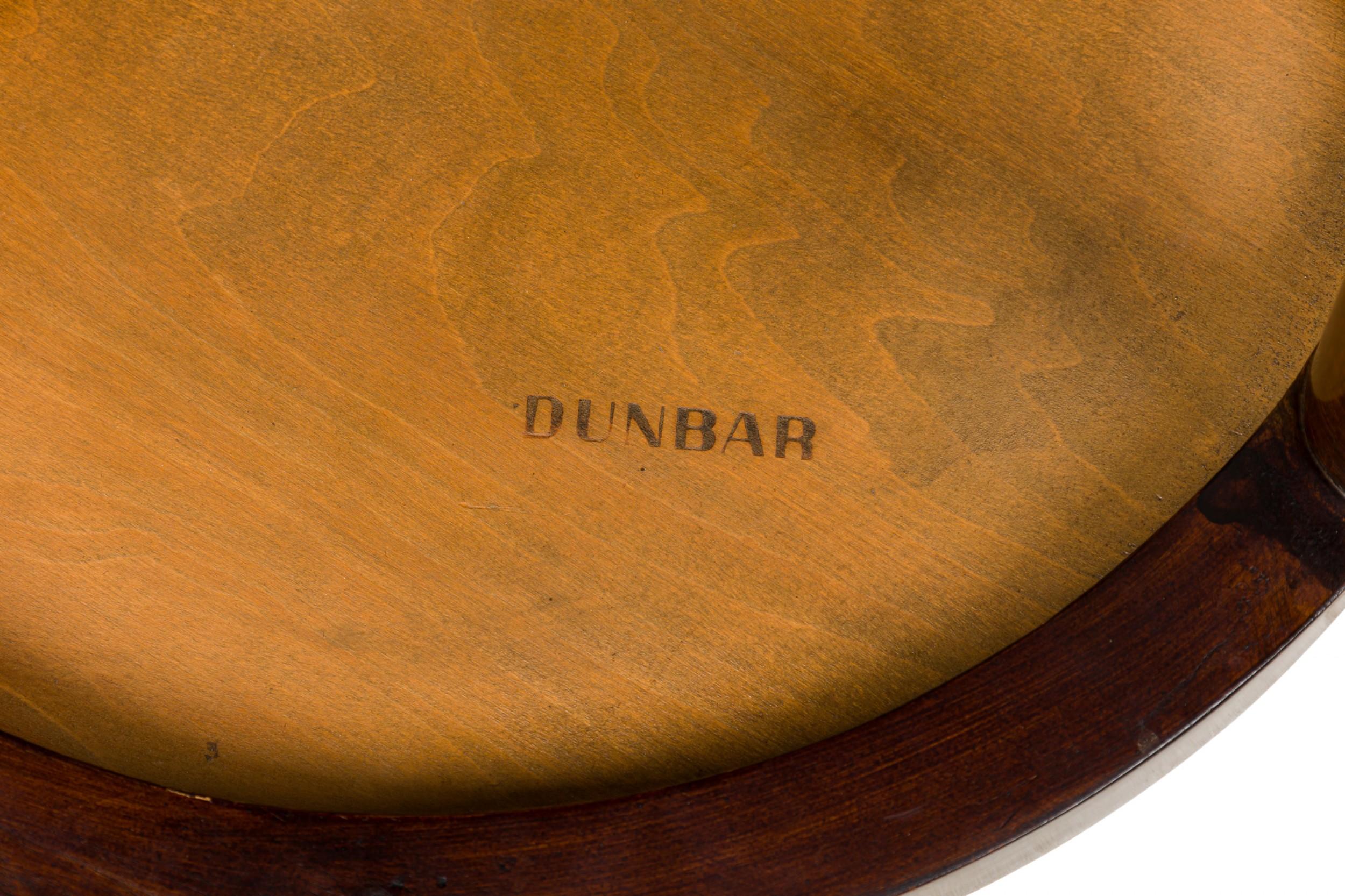 Edward Wormley for Dunbar Furniture Company Circular Wood End / Side Table For Sale 5