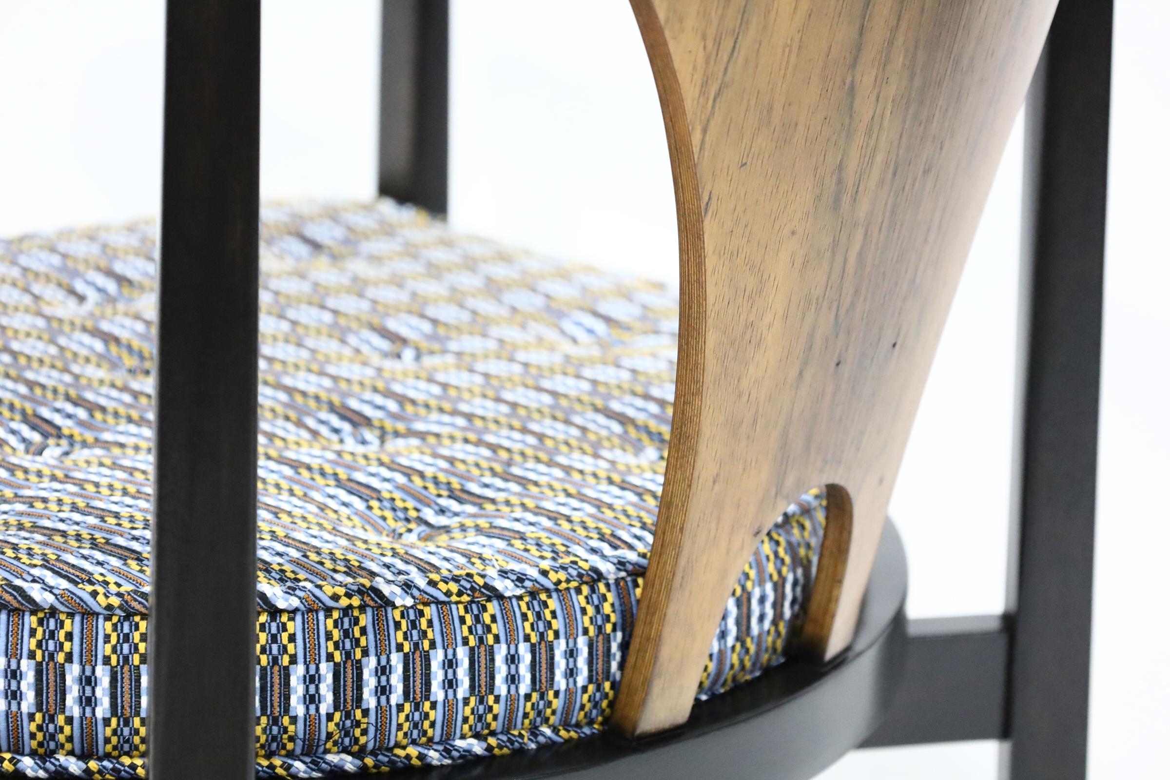 Edward Wormley for Dunbar Horseshoe Dining Chairs (Model 935) Bon état - En vente à Dallas, TX