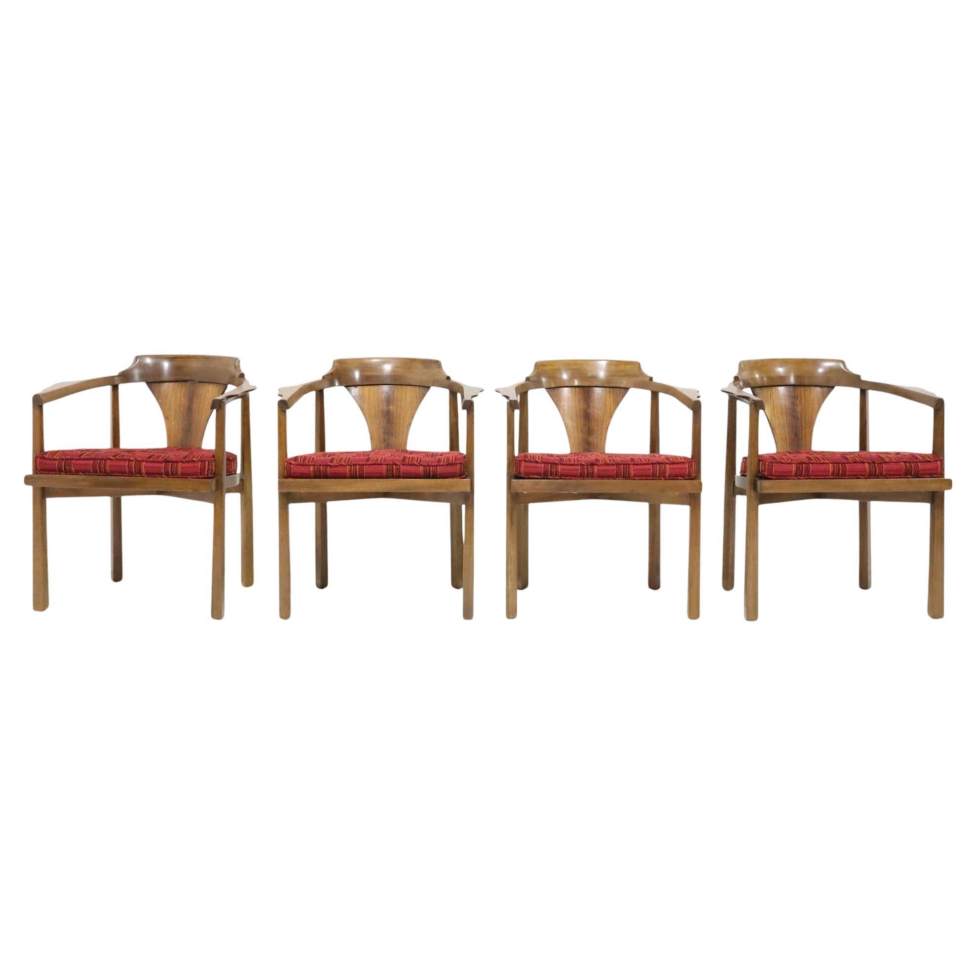 Edward Wormley for Dunbar Horseshoe Dining Chairs (Model 935)