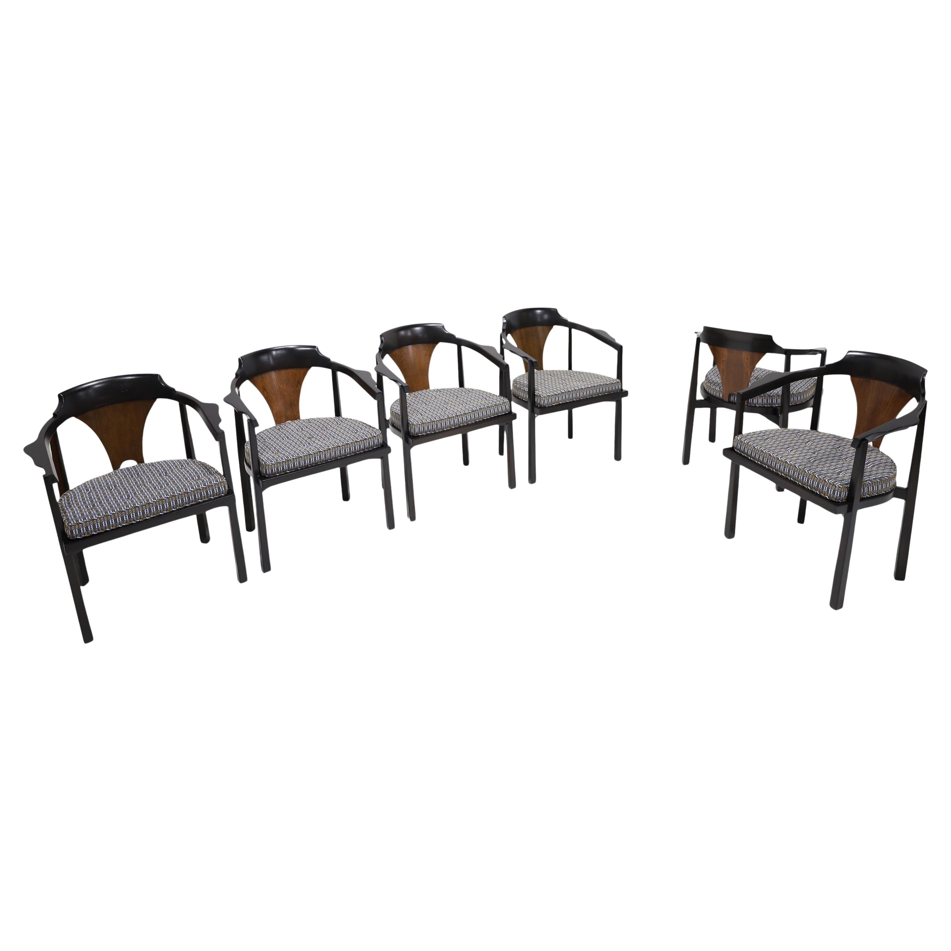 Edward Wormley for Dunbar Horseshoe Dining Chairs (Model 935)