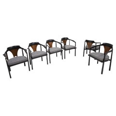 Edward Wormley for Dunbar Horseshoe Dining Chairs (Model 935)