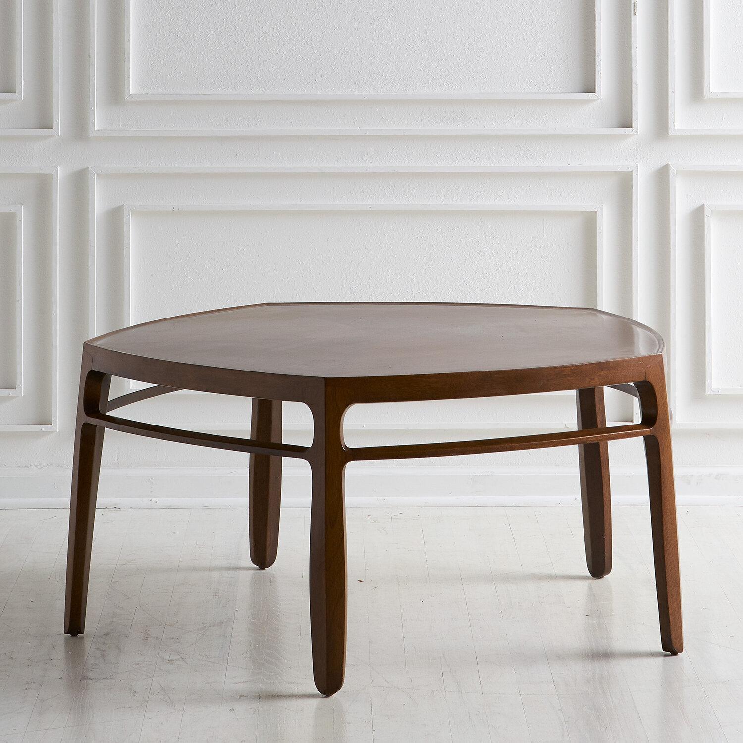 Five sided coffee table from the Janus collection by Edward Wormley for Dunbar.