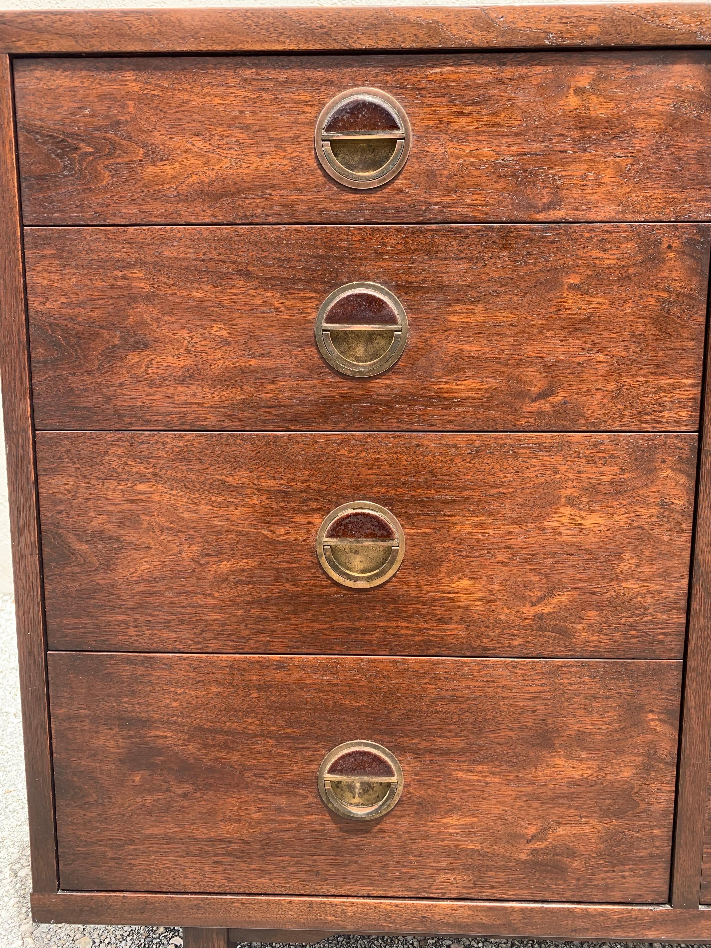 20th Century Edward Wormley for Dunbar Janus Collection Chest of Drawers, Model 5727