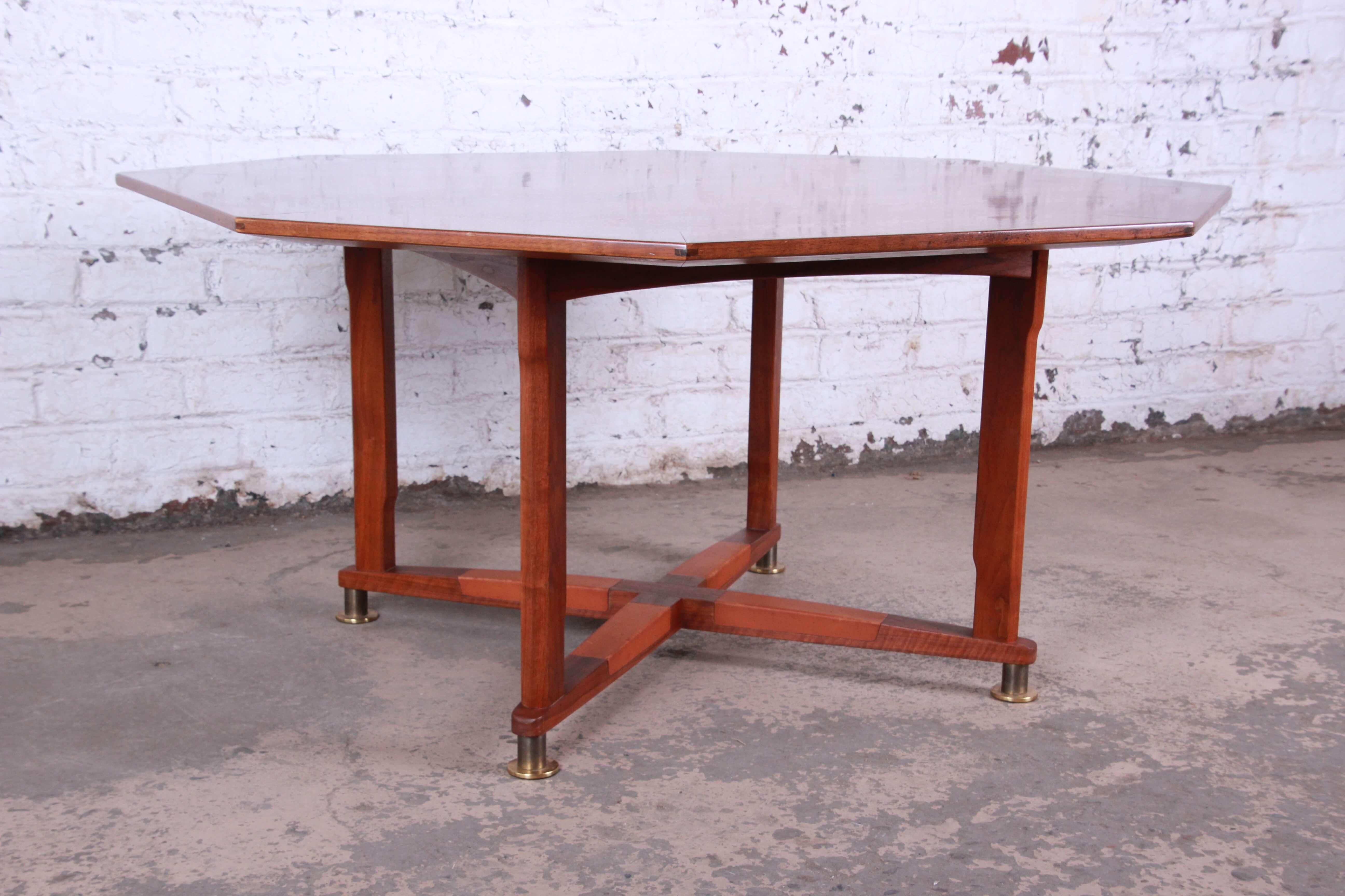 Mid-Century Modern Edward Wormley for Dunbar Janus Collection Game Table