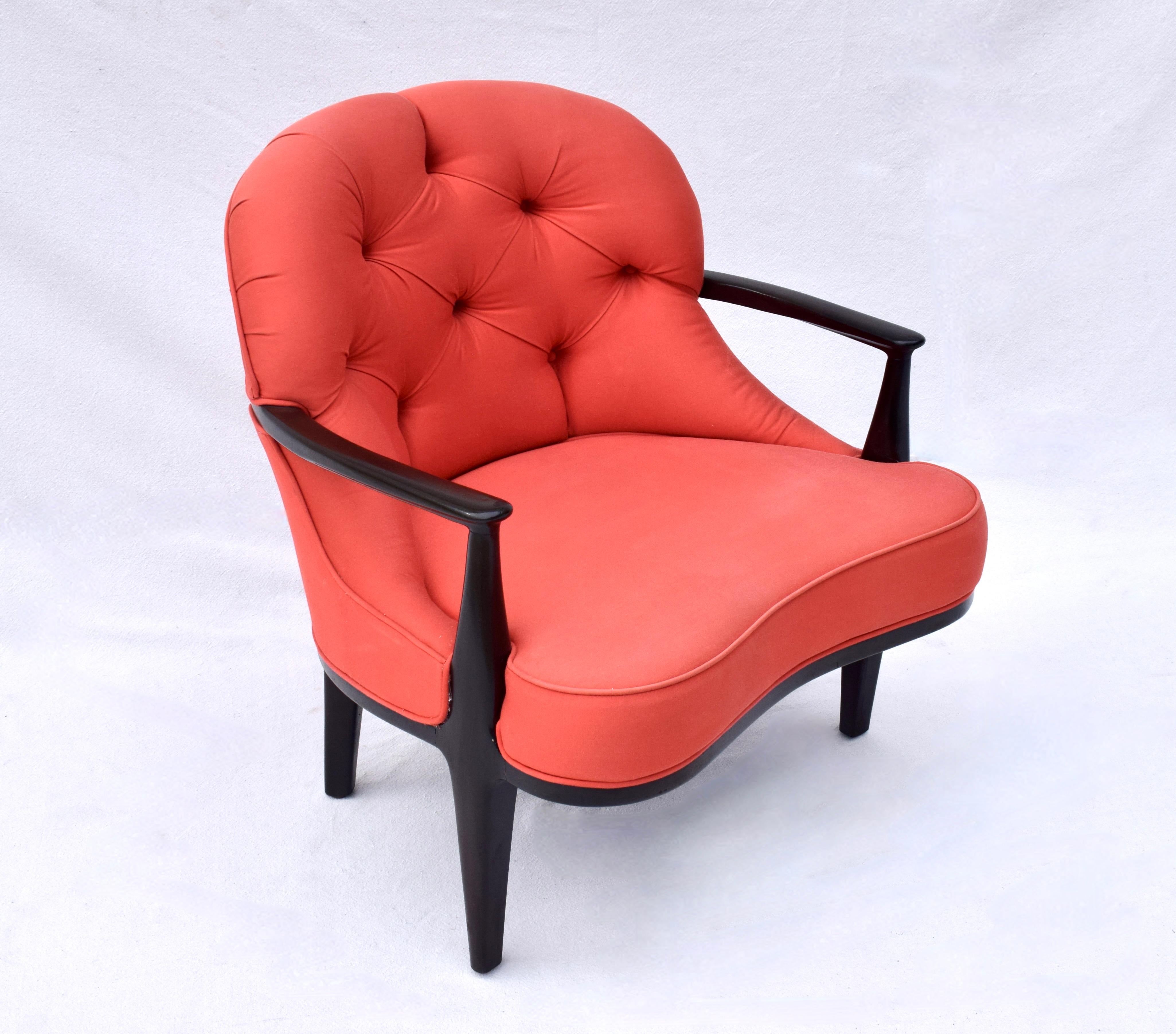 Edward Wormley for Dunbar Janus Collection Lounge Chair For Sale 3