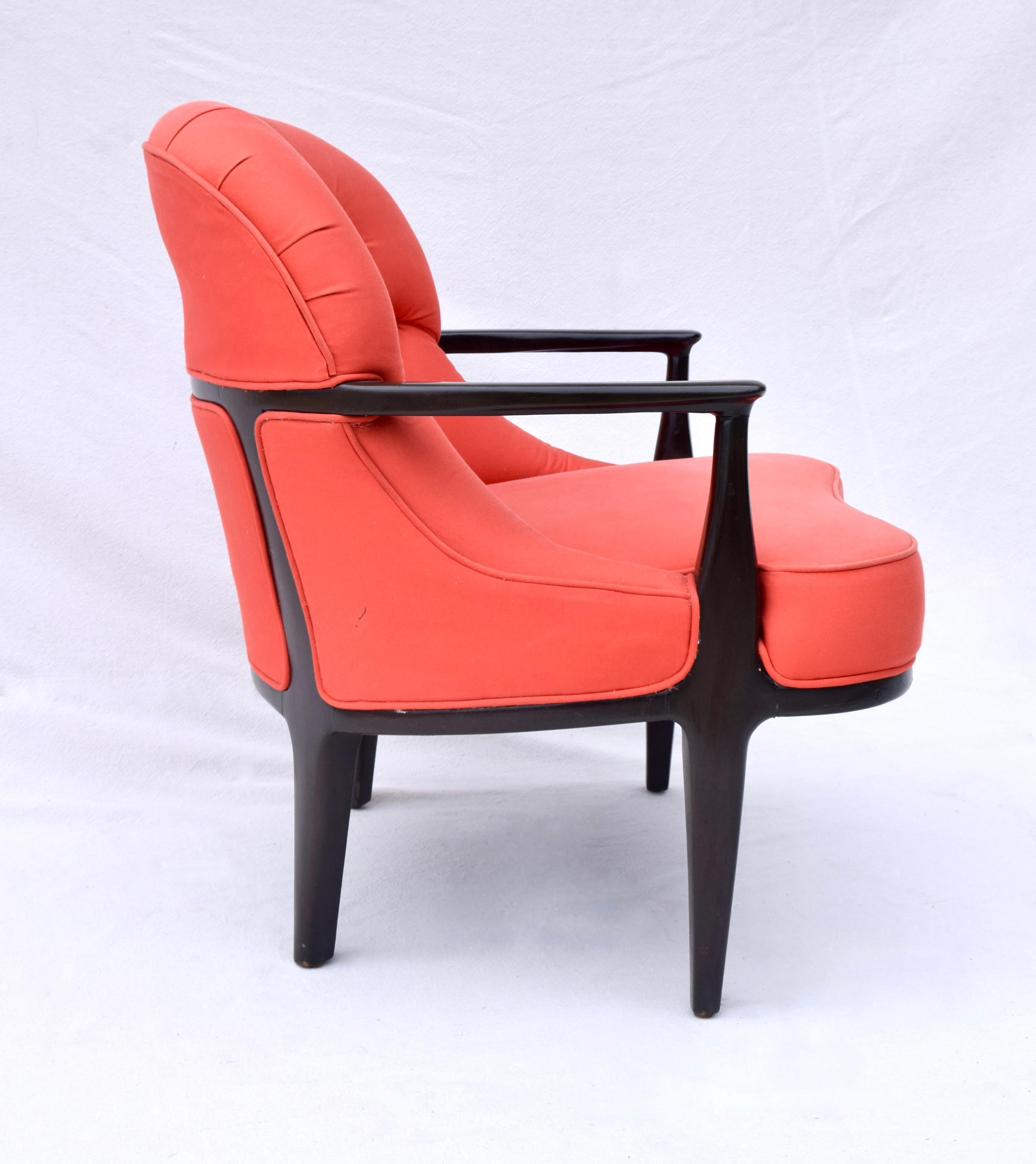 Edward Wormley for Dunbar Janus Collection Lounge Chair For Sale 4