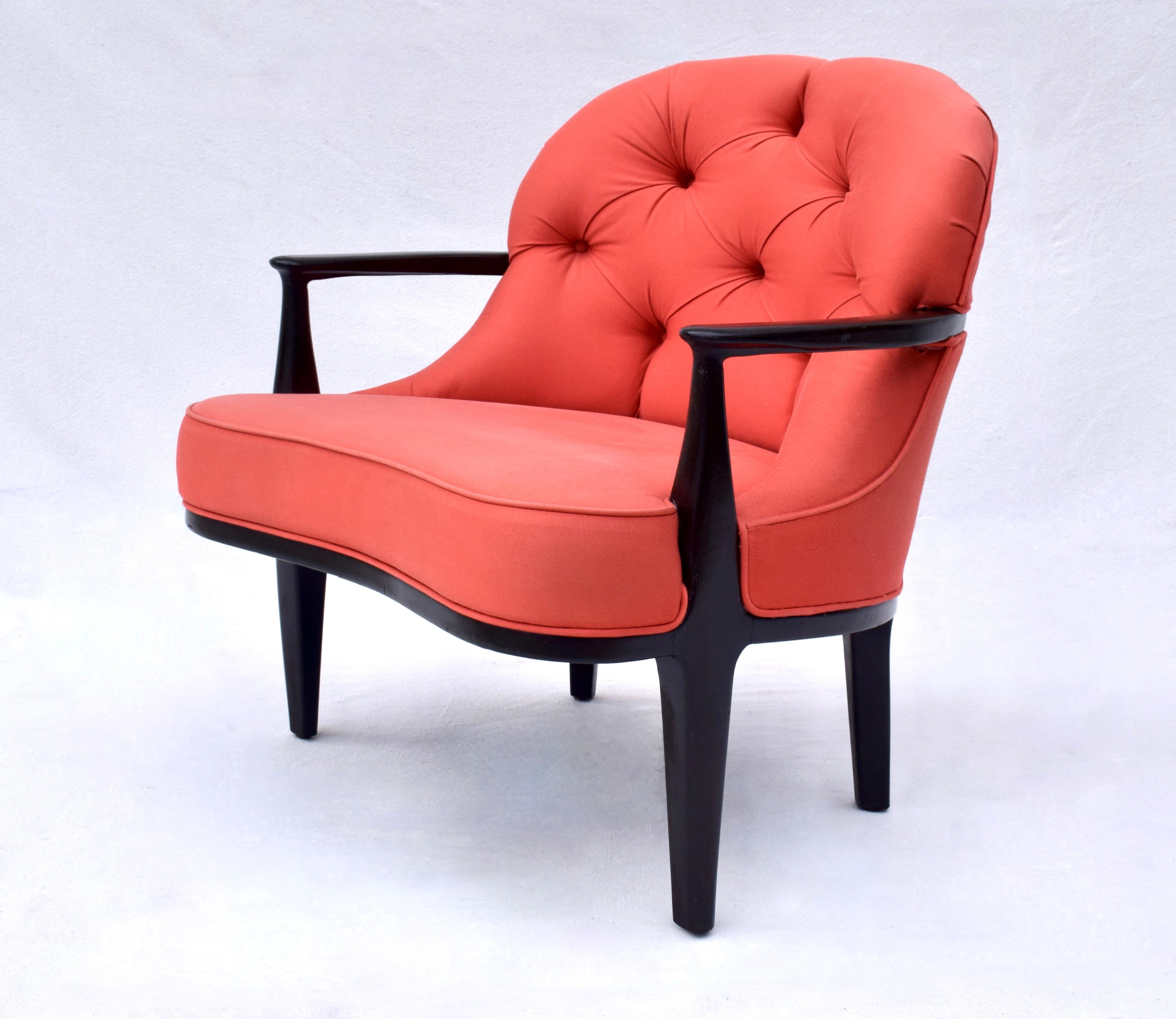 Mid-Century Modern Edward Wormley for Dunbar Janus Collection Lounge Chair For Sale