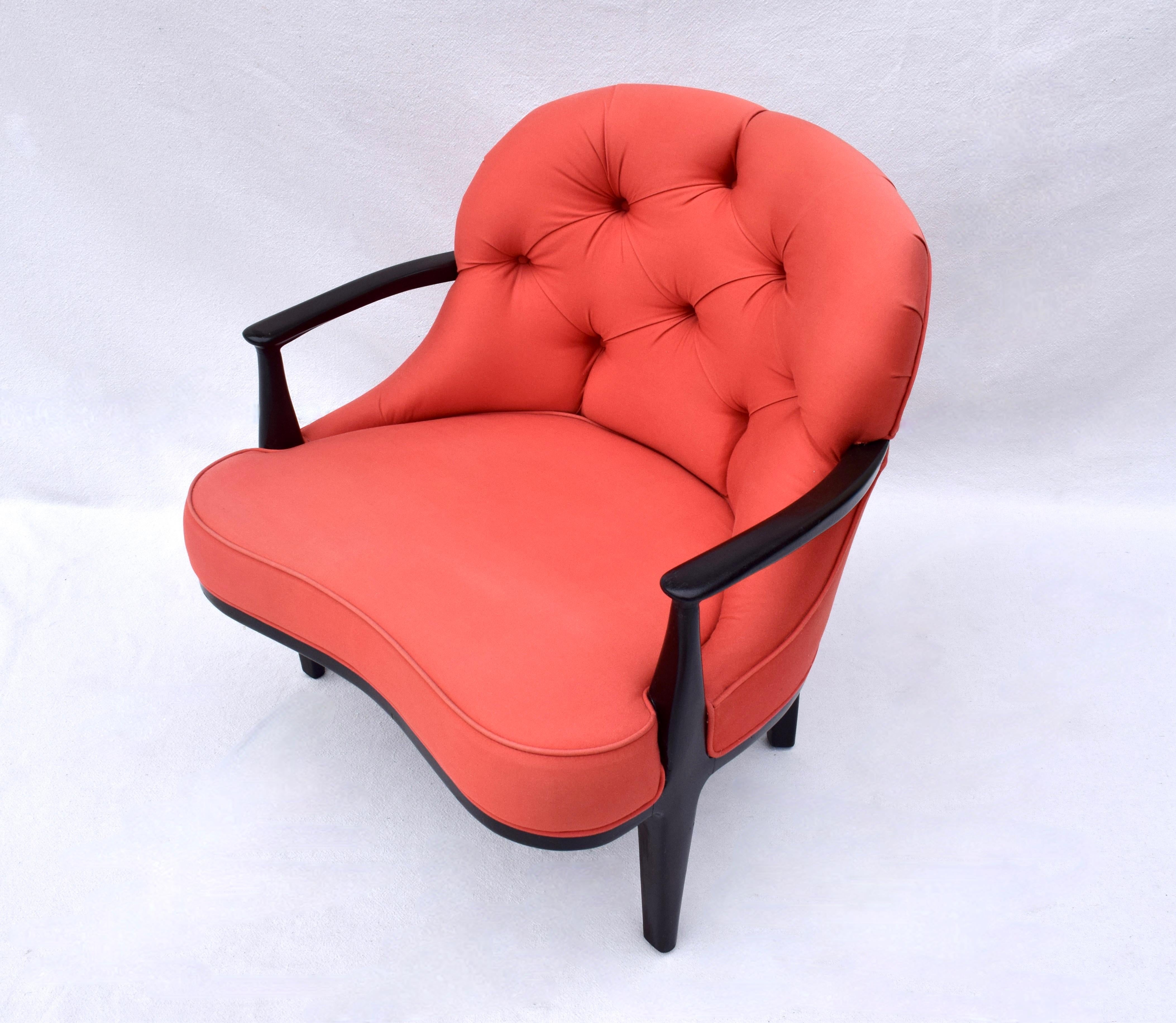 Edward Wormley for Dunbar Janus Collection Lounge Chair In Good Condition For Sale In Southampton, NJ