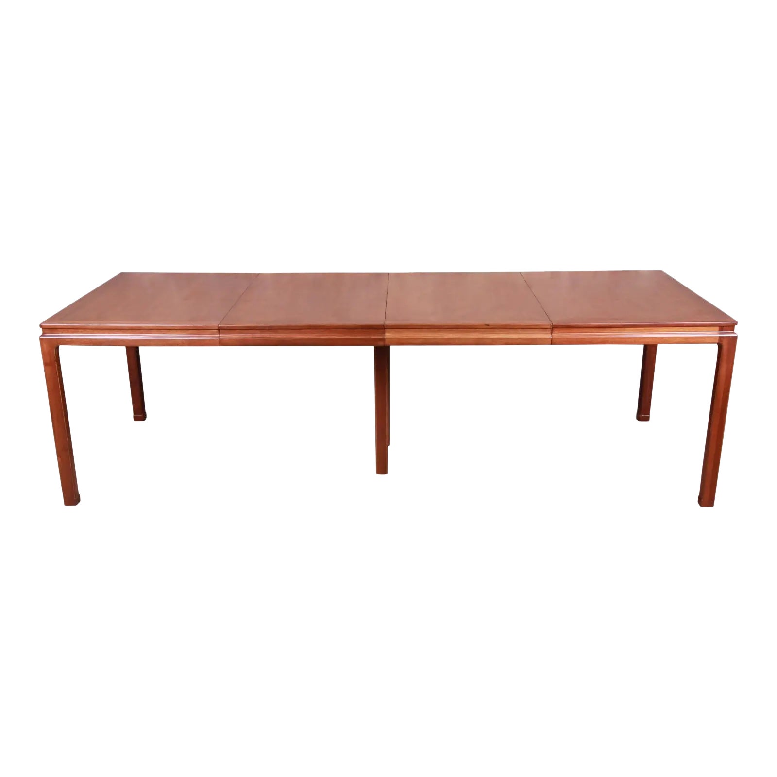 Edward Wormley for Dunbar Janus Collection Walnut Dining Table, Newly Restored
