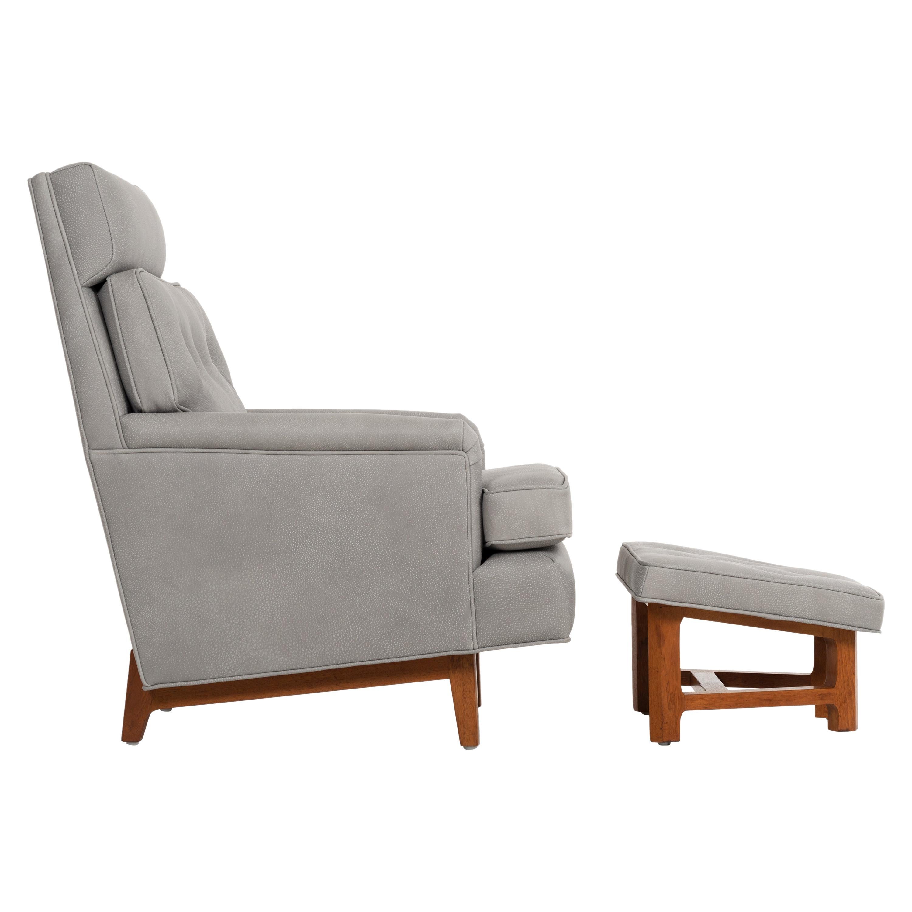 Edward Wormley for Dunbar Janus Lounge Chair and Ottoman