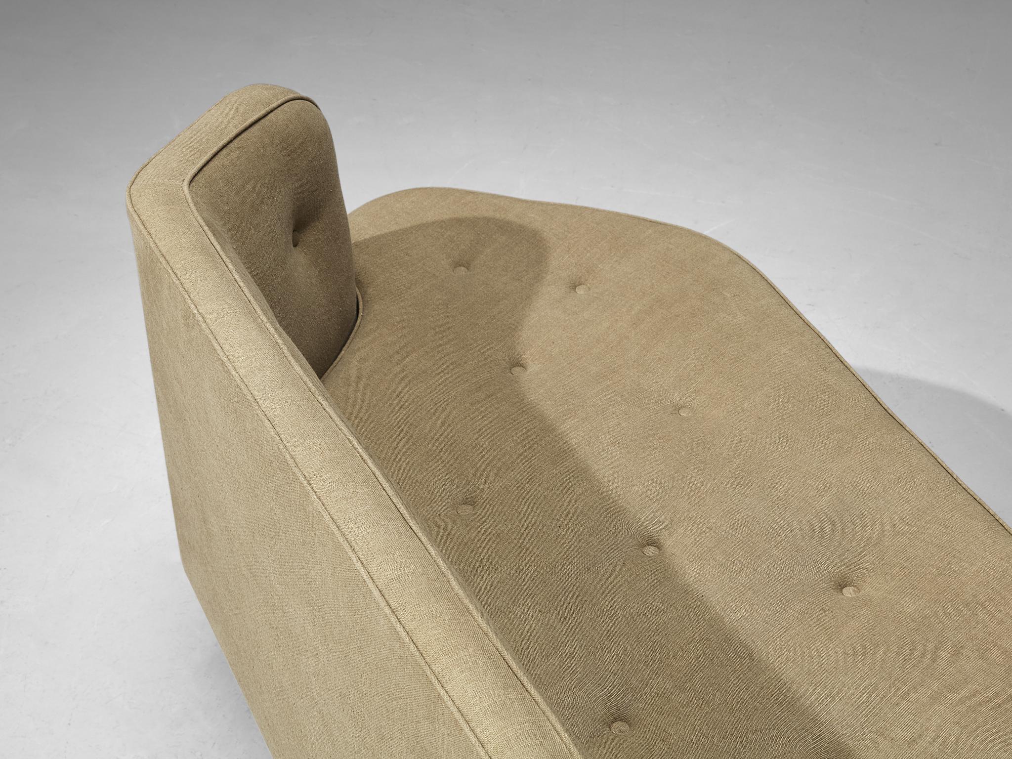 Edward Wormley for Dunbar 'Janus' Sofa in Beige Upholstery 3