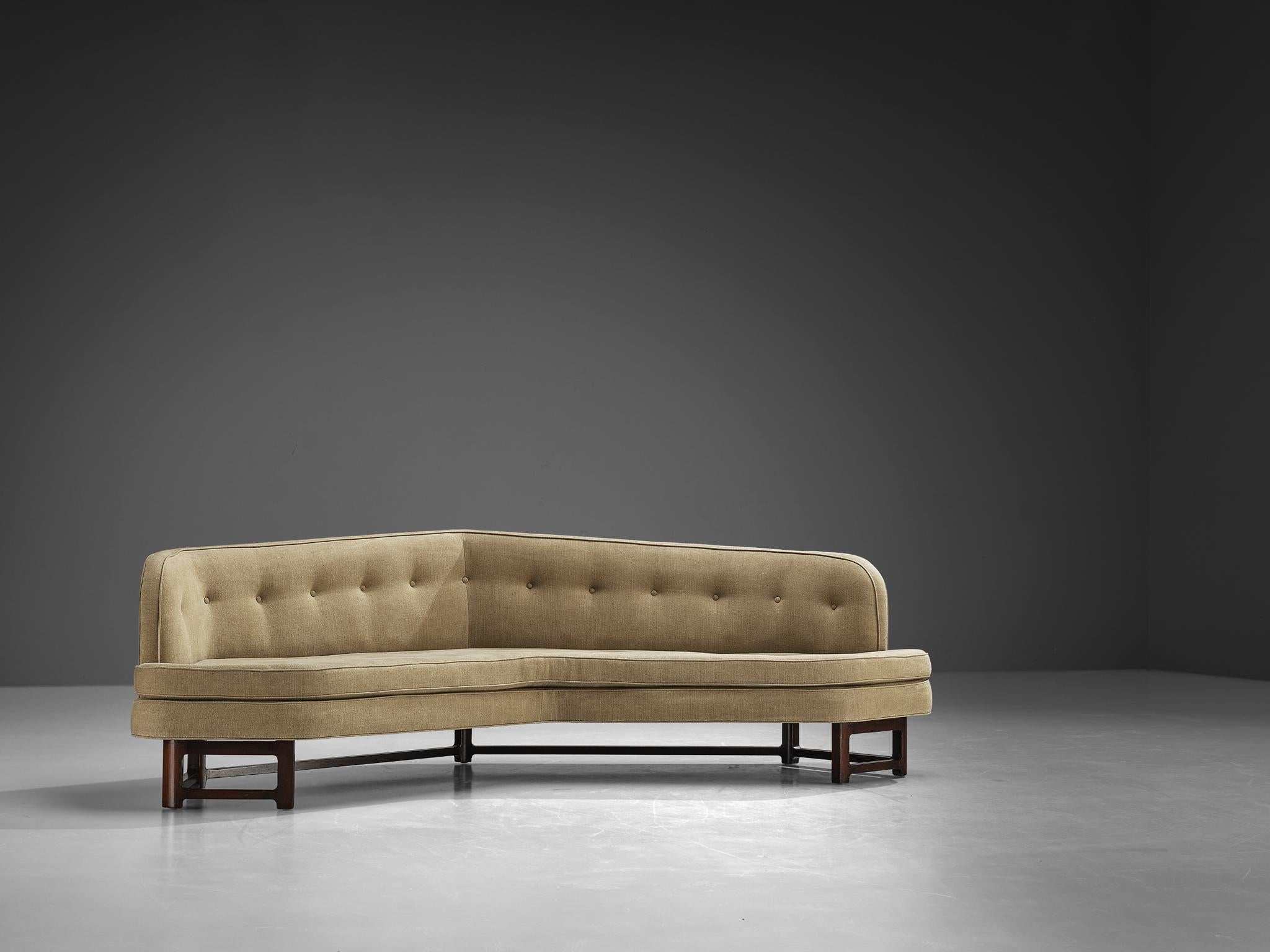 Mid-20th Century Edward Wormley for Dunbar 'Janus' Sofa in Beige Upholstery
