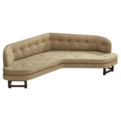 Edward Wormley for Dunbar 'Janus' Sofa in Beige Upholstery