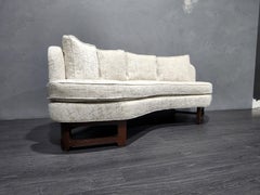 Edward Wormley for Dunbar Janus Style Sofa in Castel Upholstery