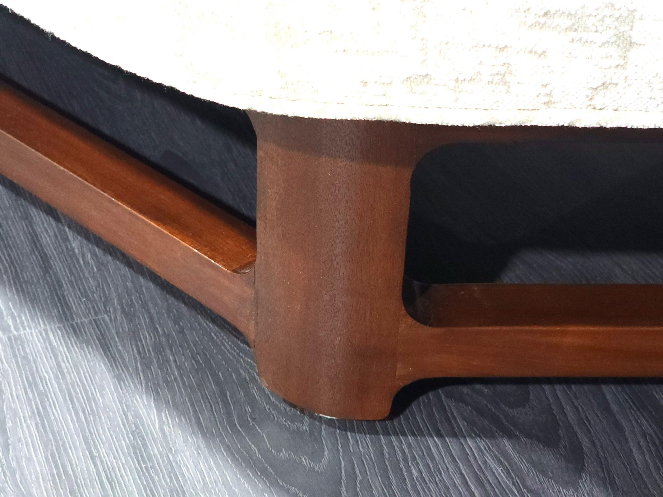 20th Century Edward Wormley for Dunbar Janus Style Sofa in Castel Upholstery