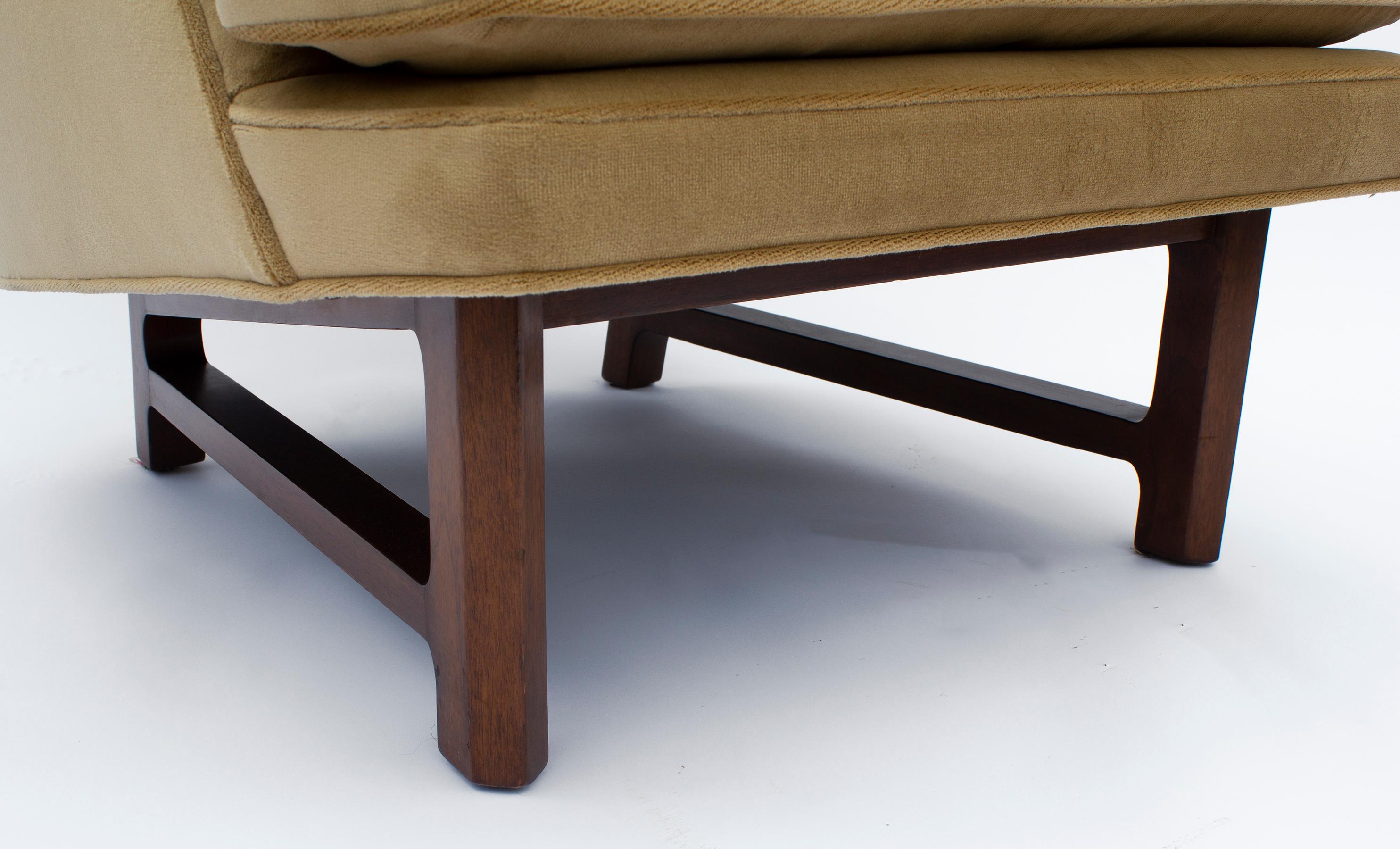 Edward Wormley for Dunbar Janus Wing-Back Lounge Chair & Ottoman Model 5761 2