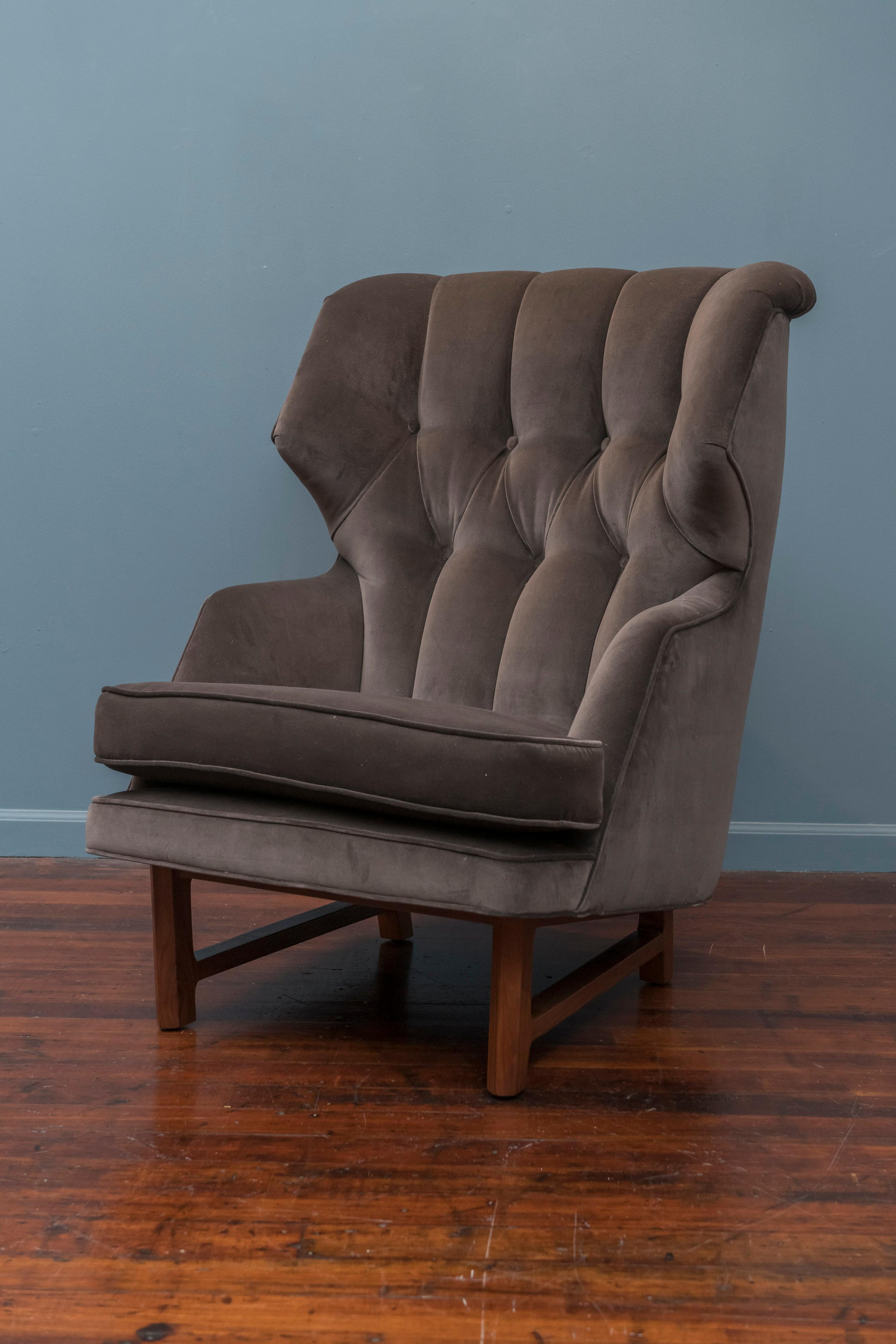 Edward Wormley design wing chair for his 