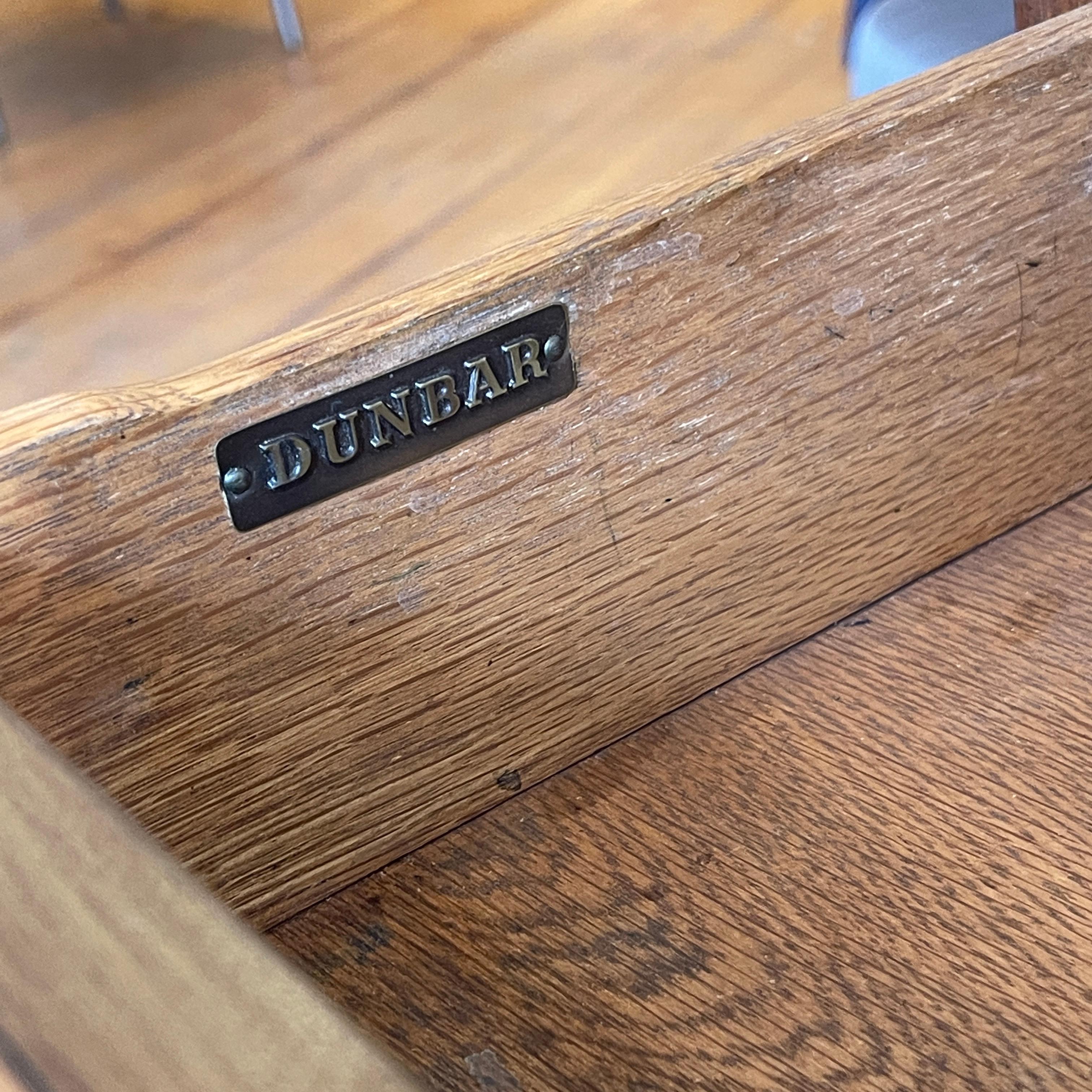 Edward Wormley for Dunbar Leather Desk W. Convertible Credenza & Hidden Storage 1