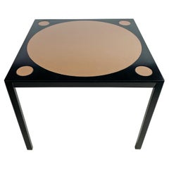 Edward Wormley for Dunbar Leather Top Lacquered Game Table