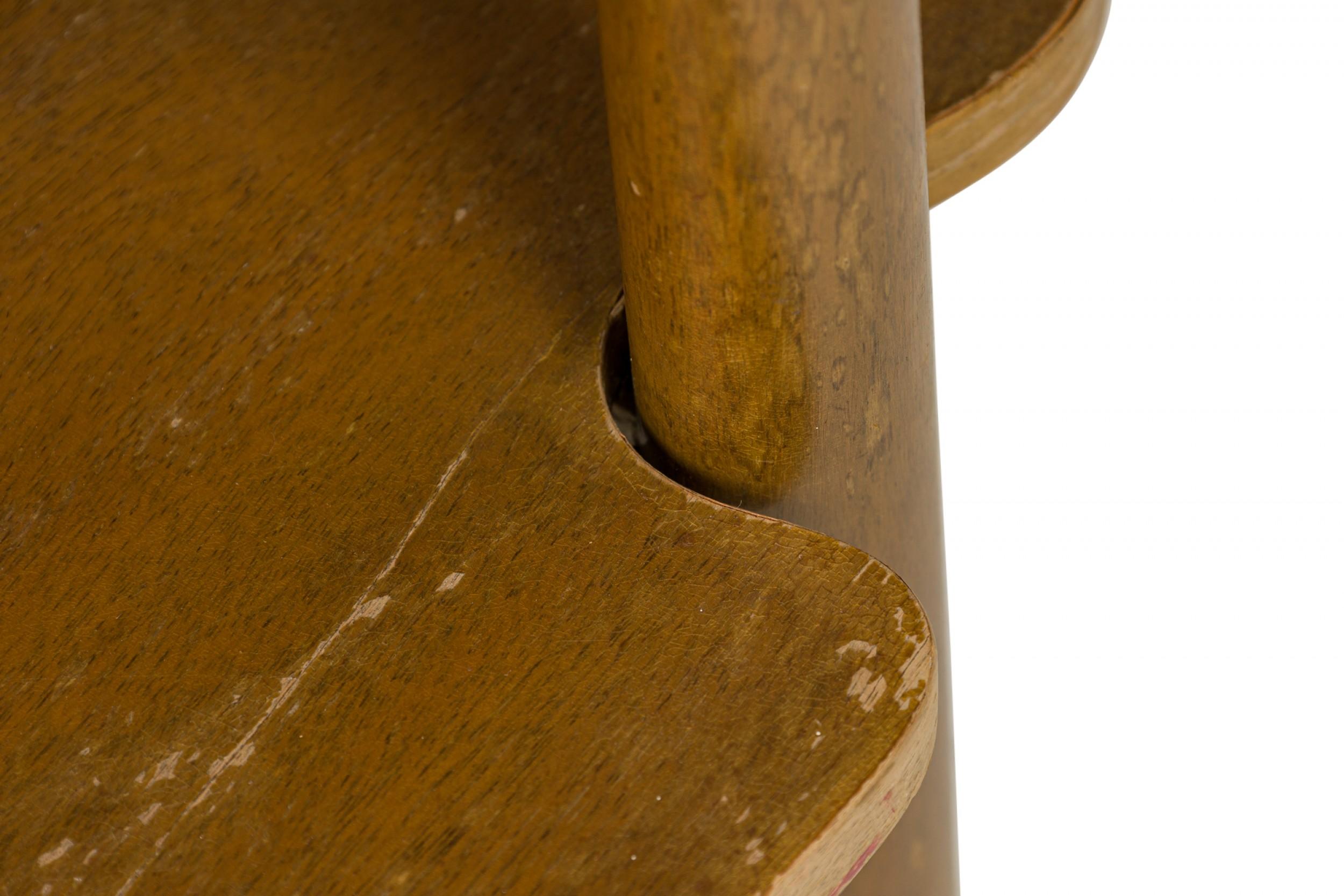 20th Century Edward Wormley for Dunbar Light Wood Stepped Oblong End / Side Table For Sale