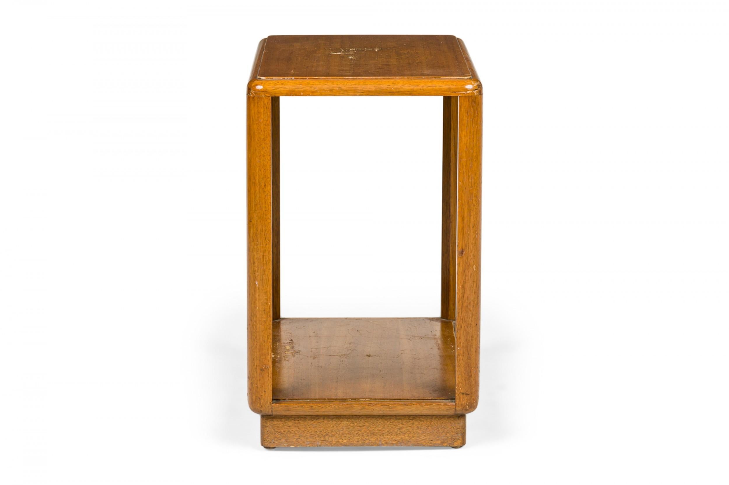 Edward Wormley for Dunbar Light Wooden Open Frame End / Side Table For Sale 4