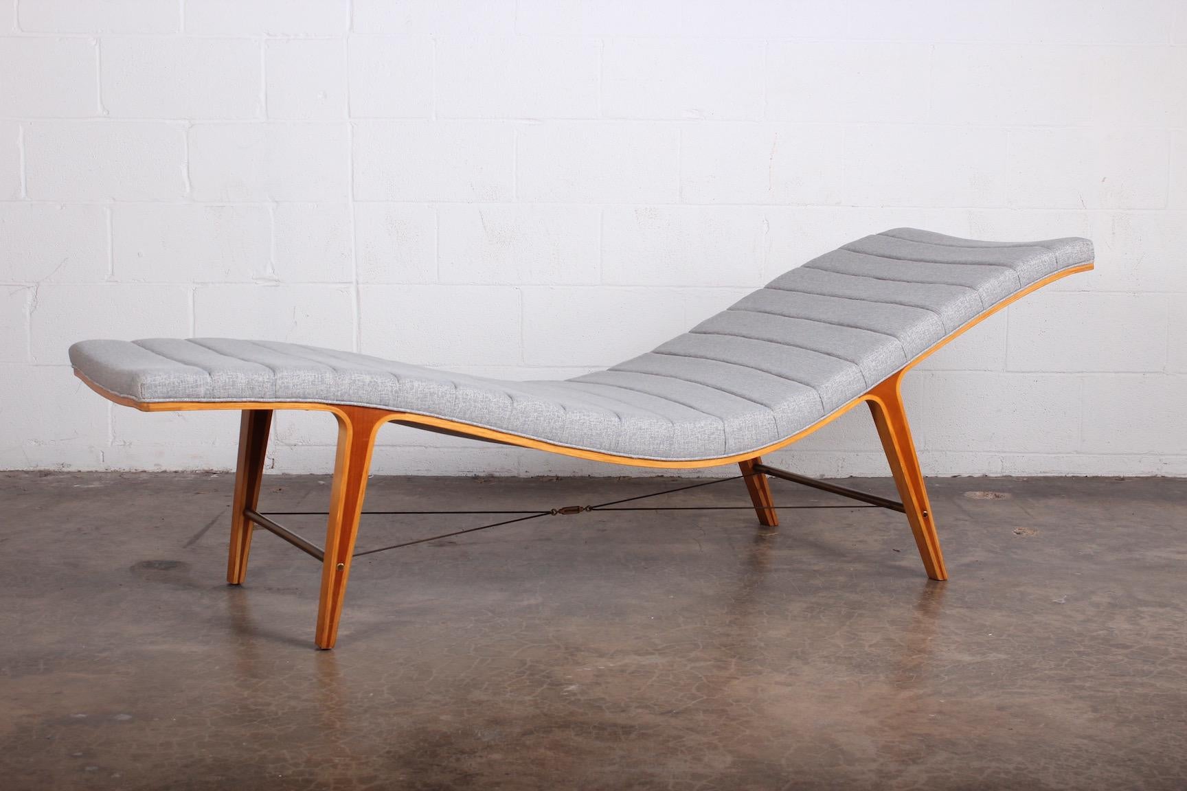 Edward Wormley for Dunbar Listen-To-Me Chaise, Model 4873 3