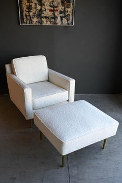 Edward Wormley for Dunbar Lounge Chair and Ottoman 4872A, ca. 1950