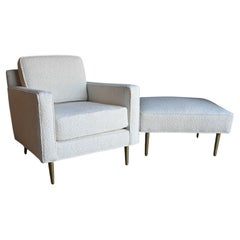 Edward Wormley for Dunbar Lounge Chair and Ottoman 4872A, ca. 1950