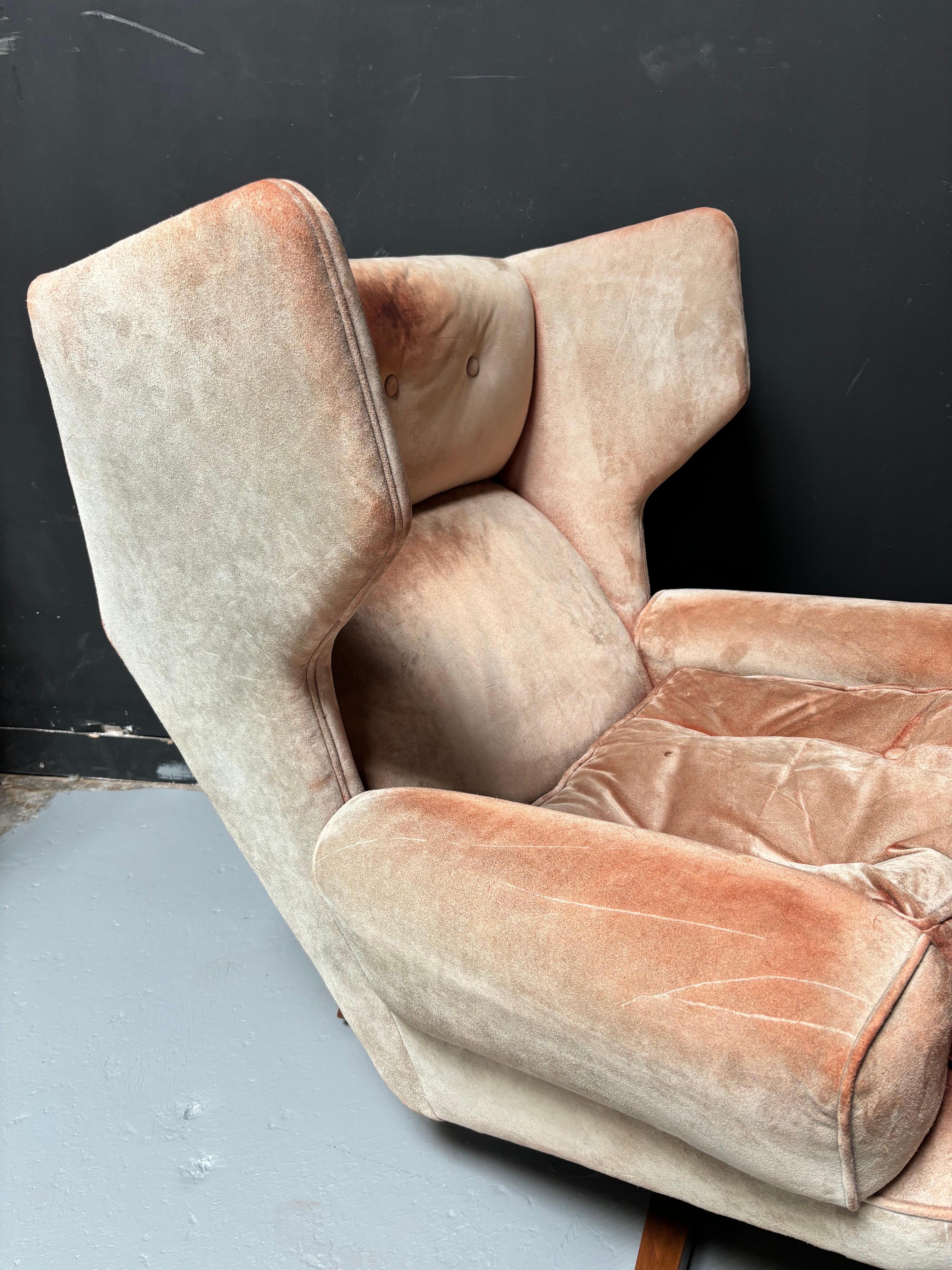 Edward Wormley per Dunbar Lounge Chair e ottomana modello 6142 in vendita 5