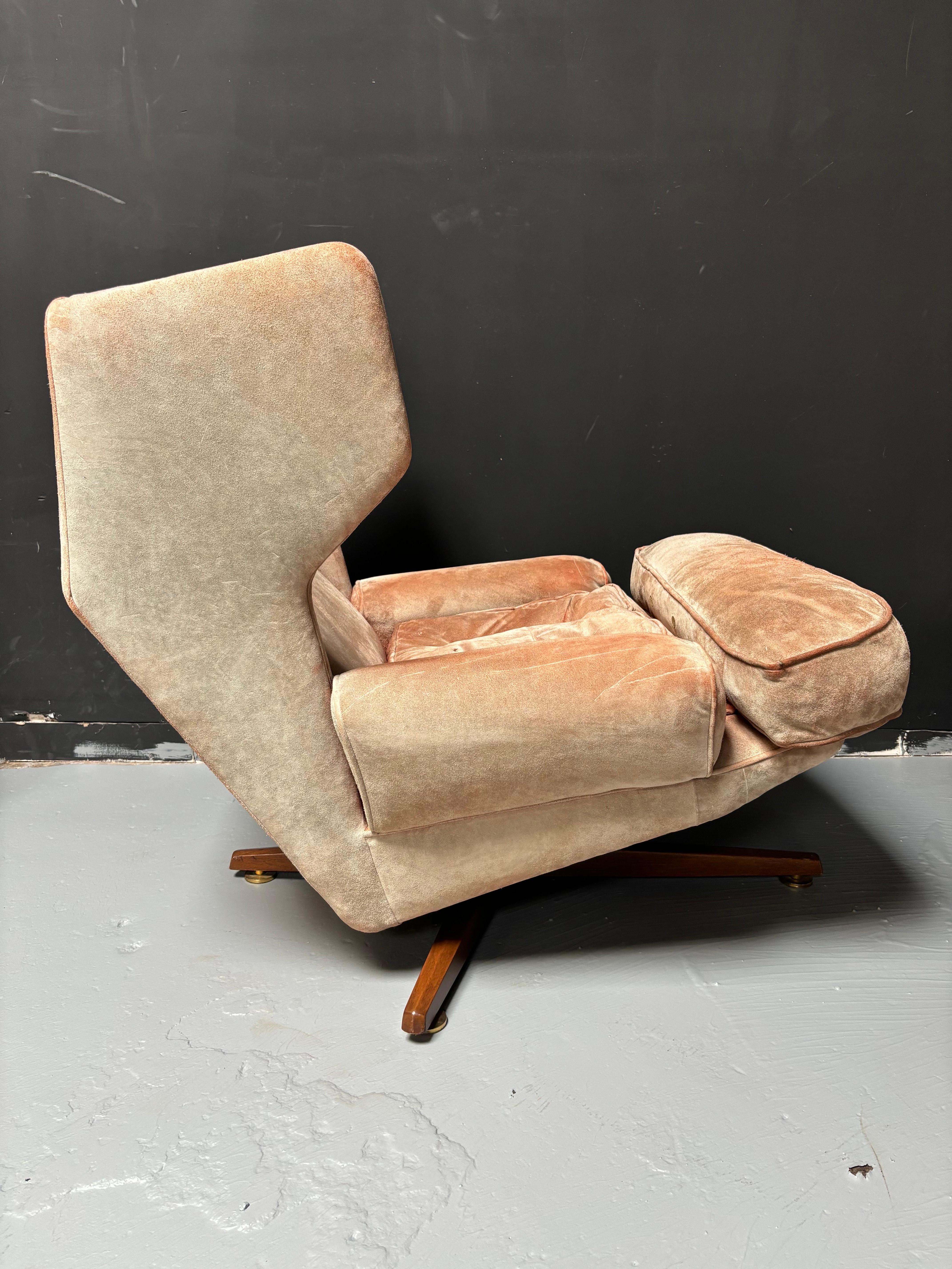 Edward Wormley per Dunbar Lounge Chair e ottomana modello 6142 in vendita 6