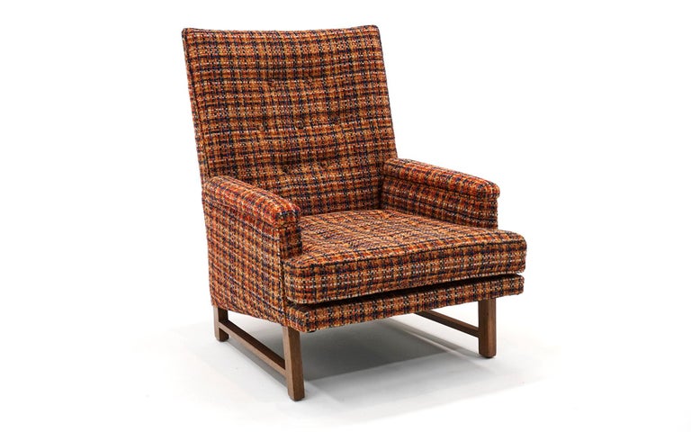 Mid-Century Modern Edward Wormley for Dunbar Lounge Chair, Priced for Reupholstery For Sale
