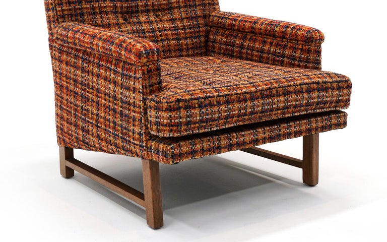 Upholstery Edward Wormley for Dunbar Lounge Chair, Priced for Reupholstery For Sale