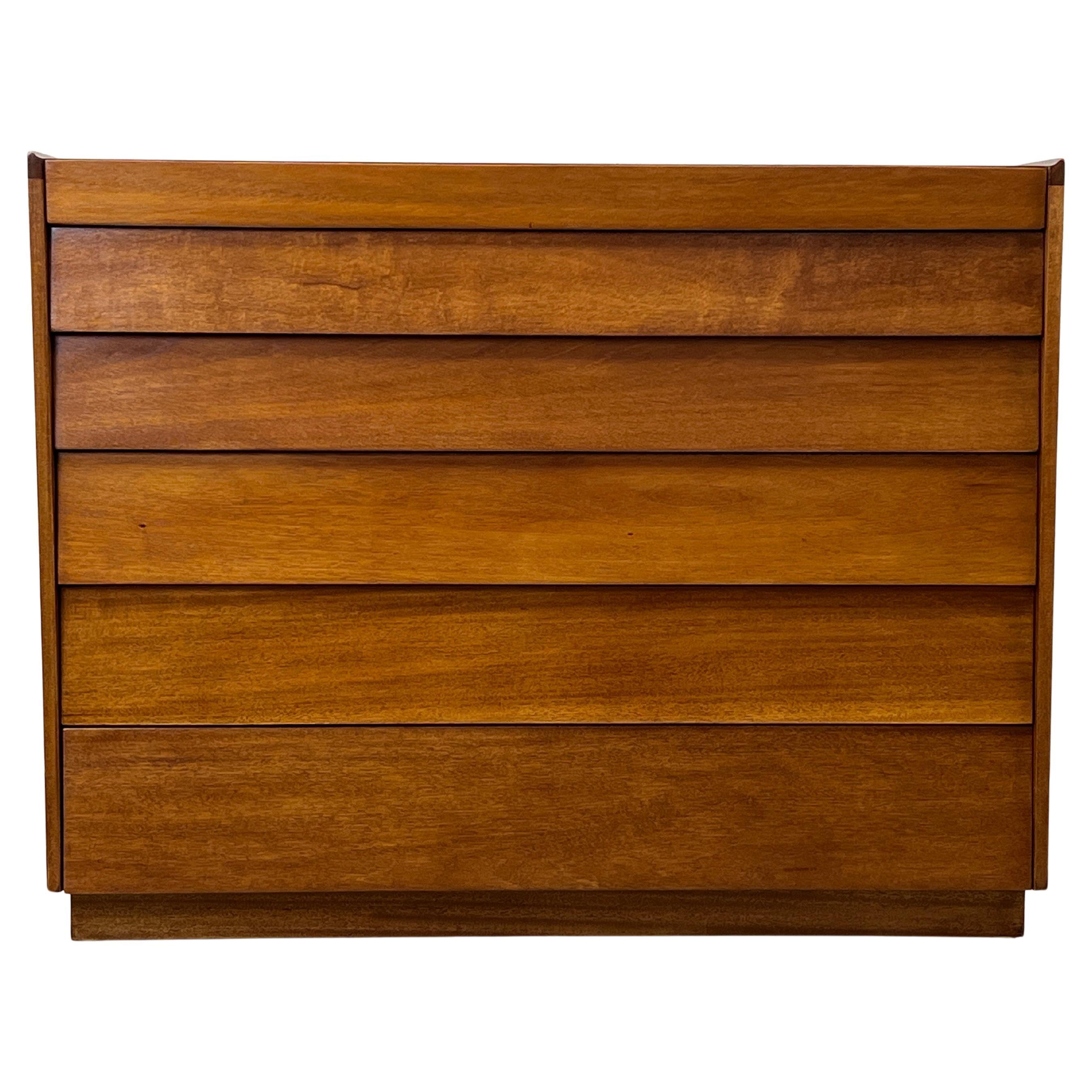 Edward Wormley for Dunbar Louvered Six Drawer Dresser