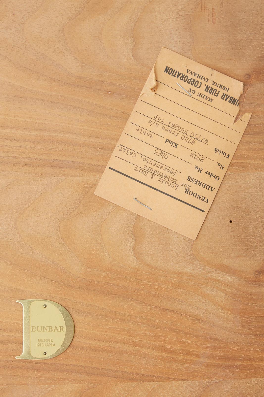 Hand-Crafted Edward Wormley for Dunbar Mahogany Dining Table