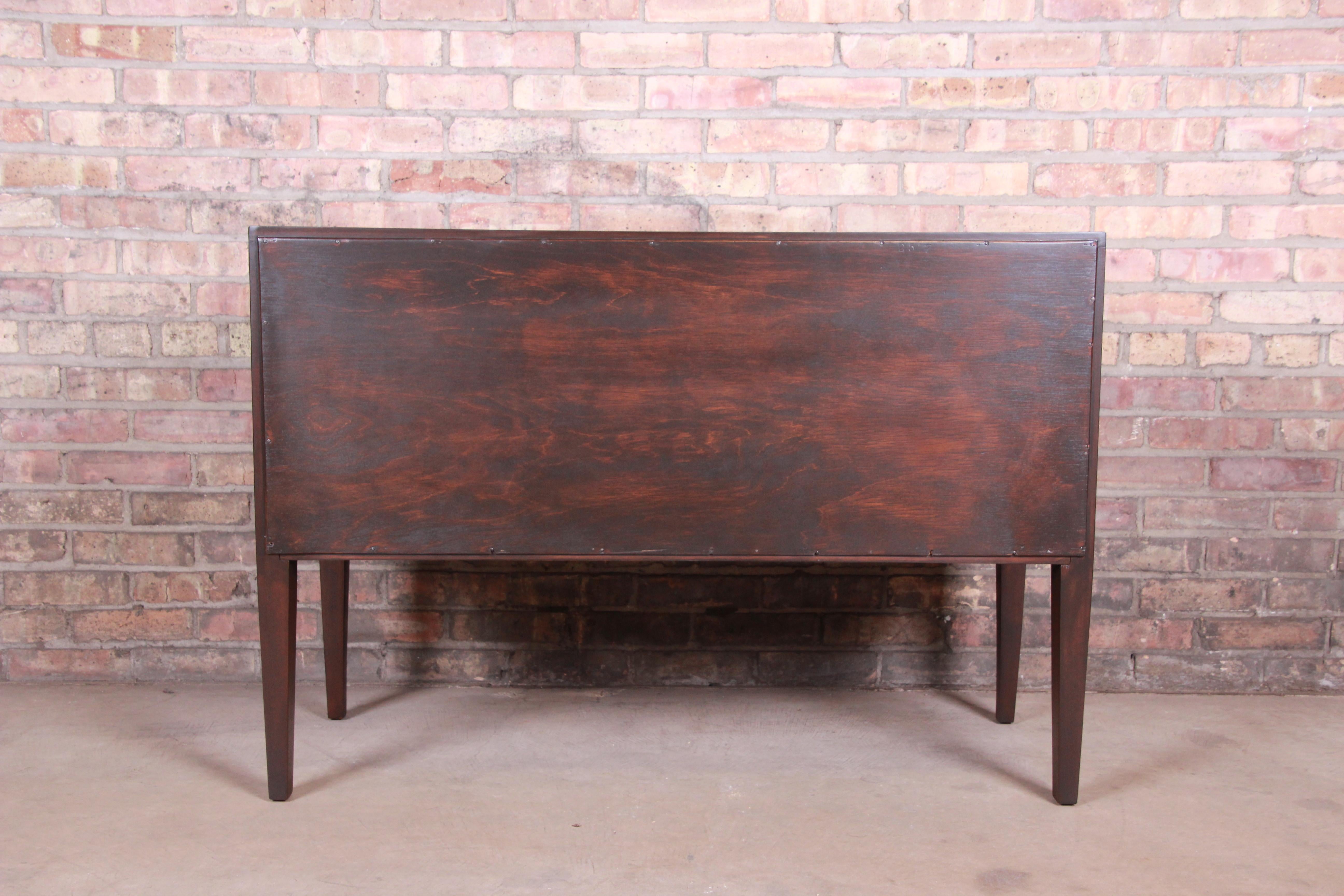 Edward Wormley for Dunbar Mahogany Sideboard Credenza or Bar Cabinet 3