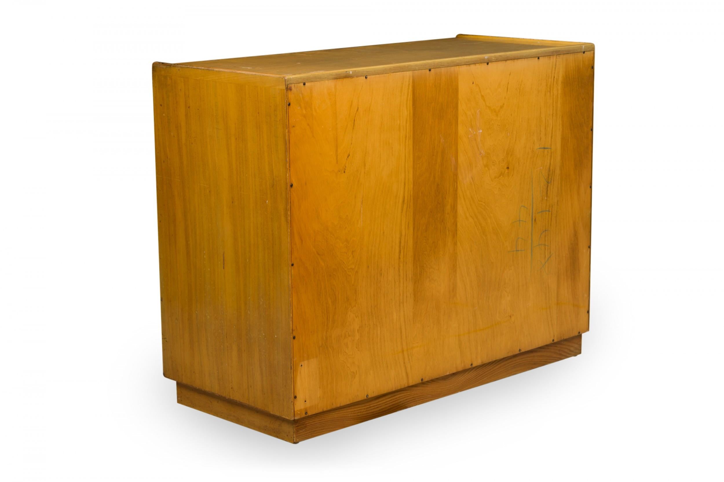 American Edward Wormley for Dunbar Maple Louver Front Chest For Sale