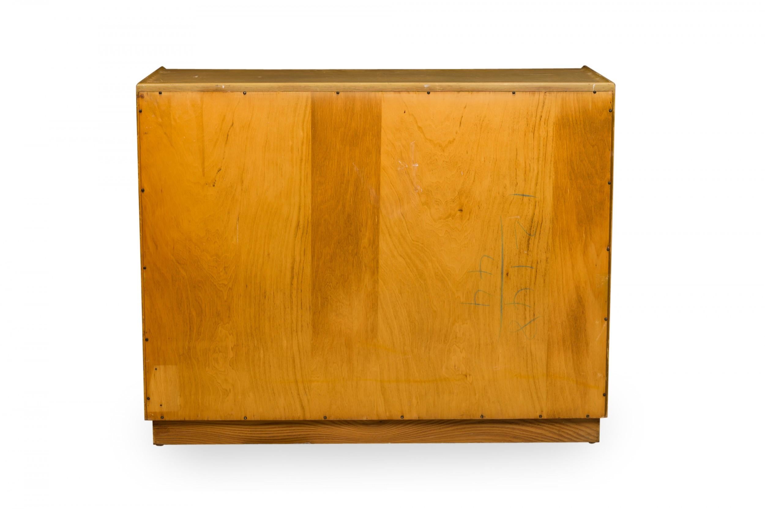 Edward Wormley for Dunbar Maple Louver Front Chest In Good Condition For Sale In New York, NY