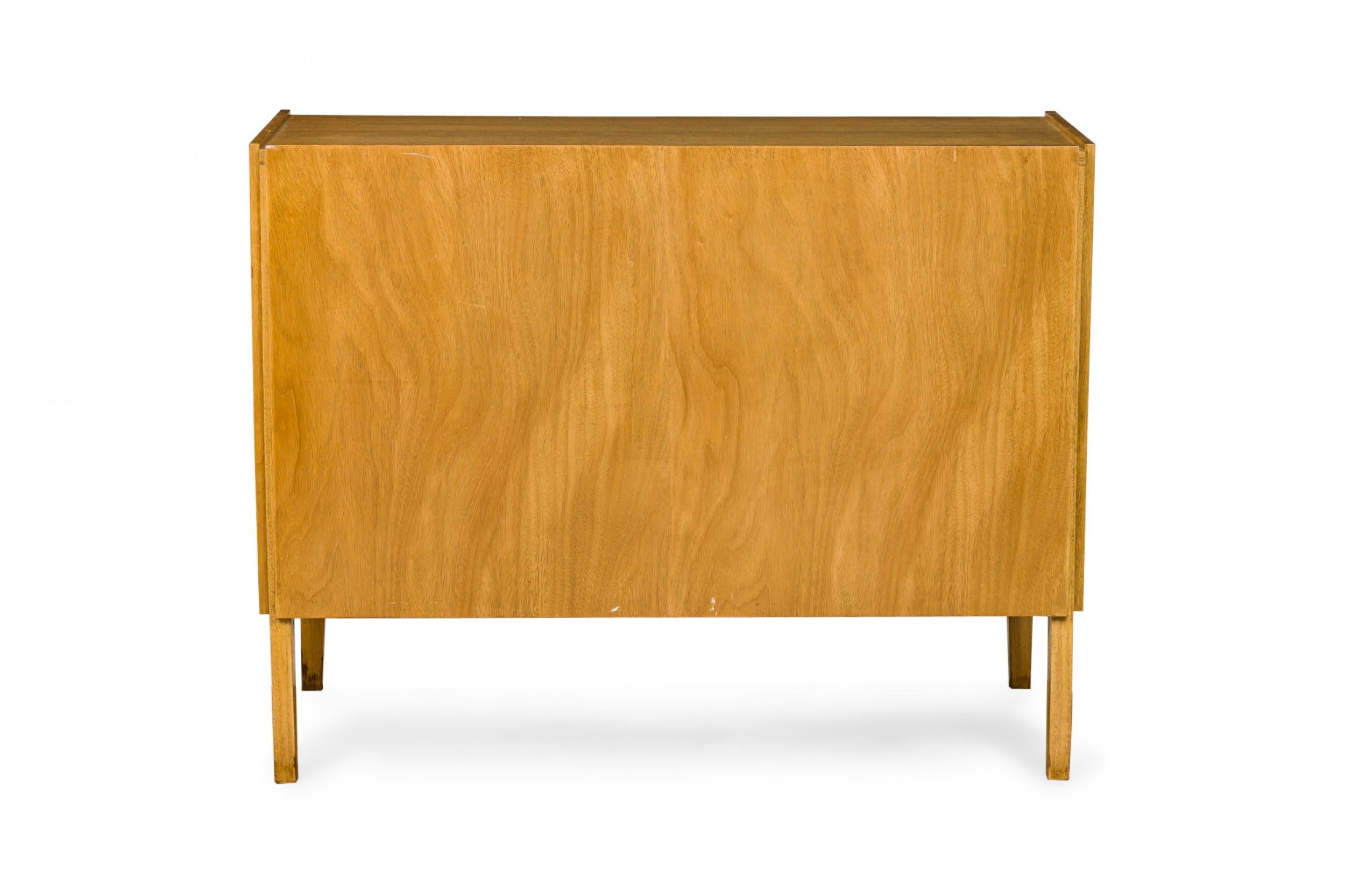 Edward Wormley for Dunbar Maple Three-Drawer Slant Front Chest In Good Condition For Sale In New York, NY