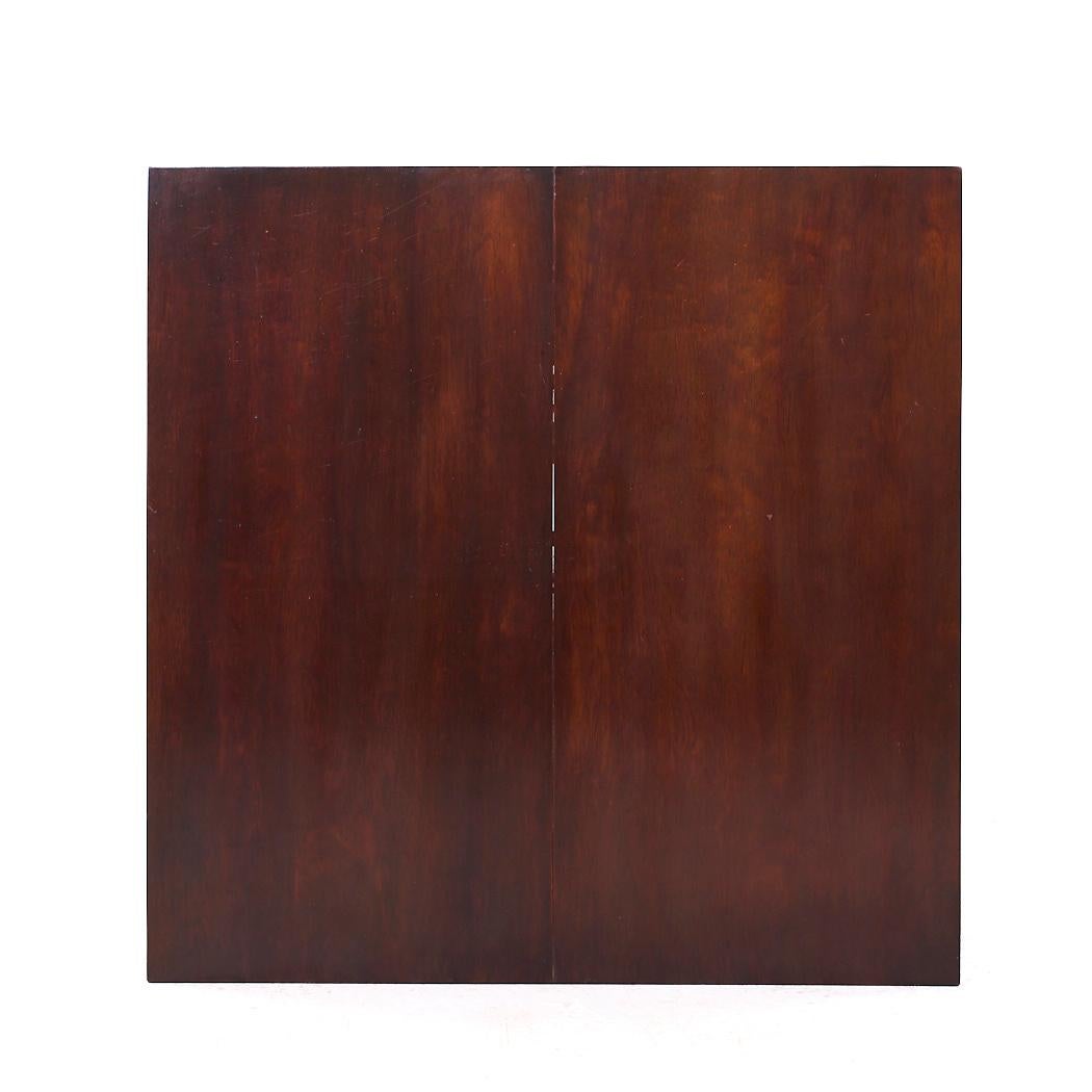 Américain Edward Wormley pour Dunbar MCM Table de salle à manger extensible en acajou - 2 rallonges en vente
