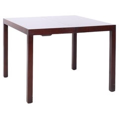 Edward Wormley for Dunbar MCM Expanding Mahogany Dining Table - 2 Leaves