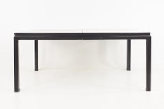 Edward Wormley for Dunbar MCM Mahogany and Walnut Dining Table with Leaves