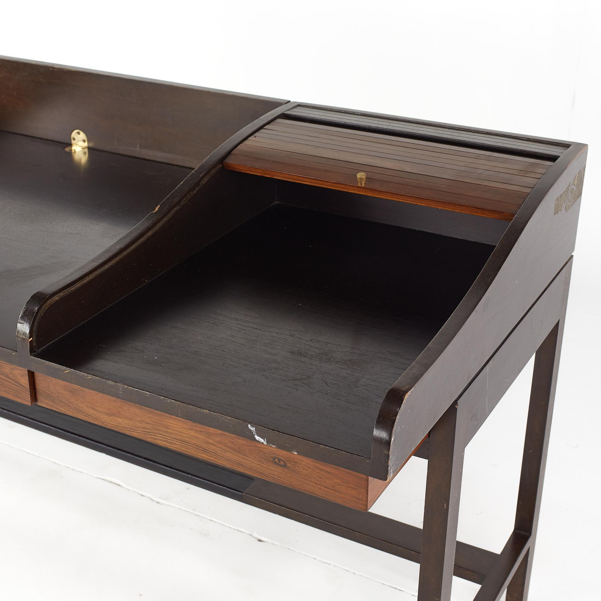 Executive-Schreibtisch aus Palisanderholz, Modell 452, Edward Wormley für Dunbar MCM im Angebot 2