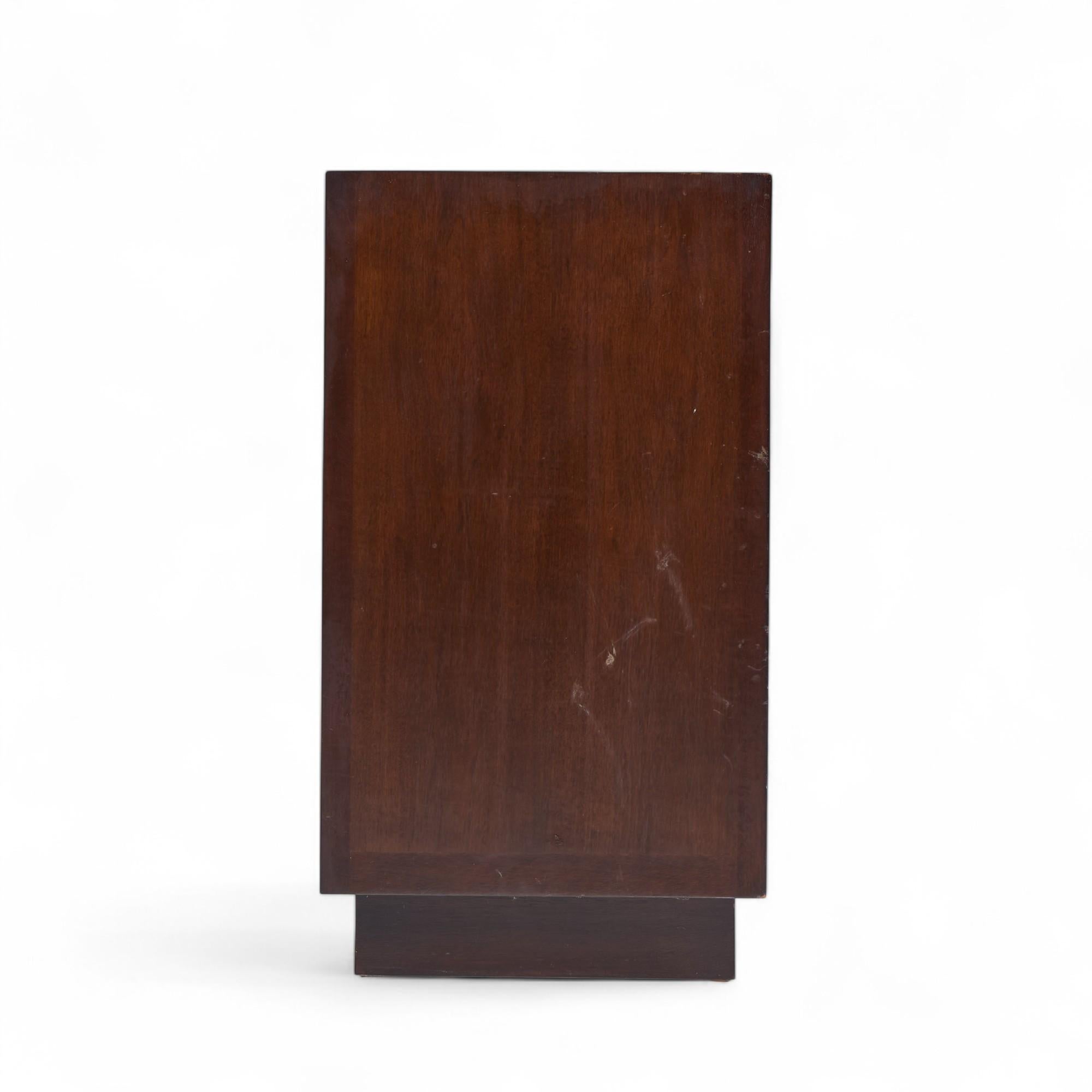 Credenza de palisandro y caoba Edward Wormley para Dunbar Mid Century Basketweave Estadounidense en venta