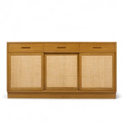 Edward Wormley for Dunbar Mid Century Bleached Mahogany Credenza