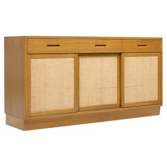 Edward Wormley per Dunbar Credenza di metà secolo in mogano sbiancato