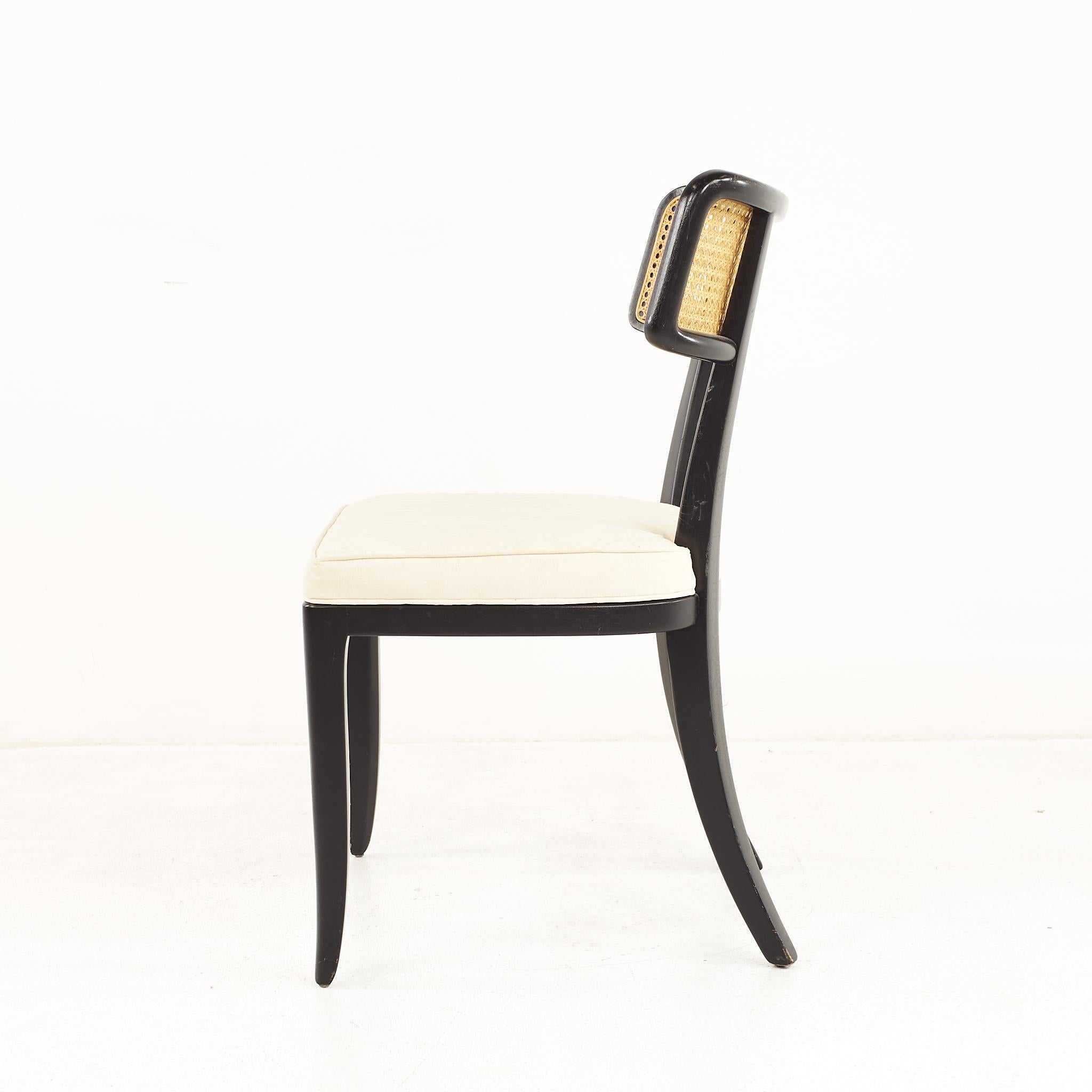 Edward Wormley for Dunbar Mid Century Cane Back Dining Chairs - Set of 6 7